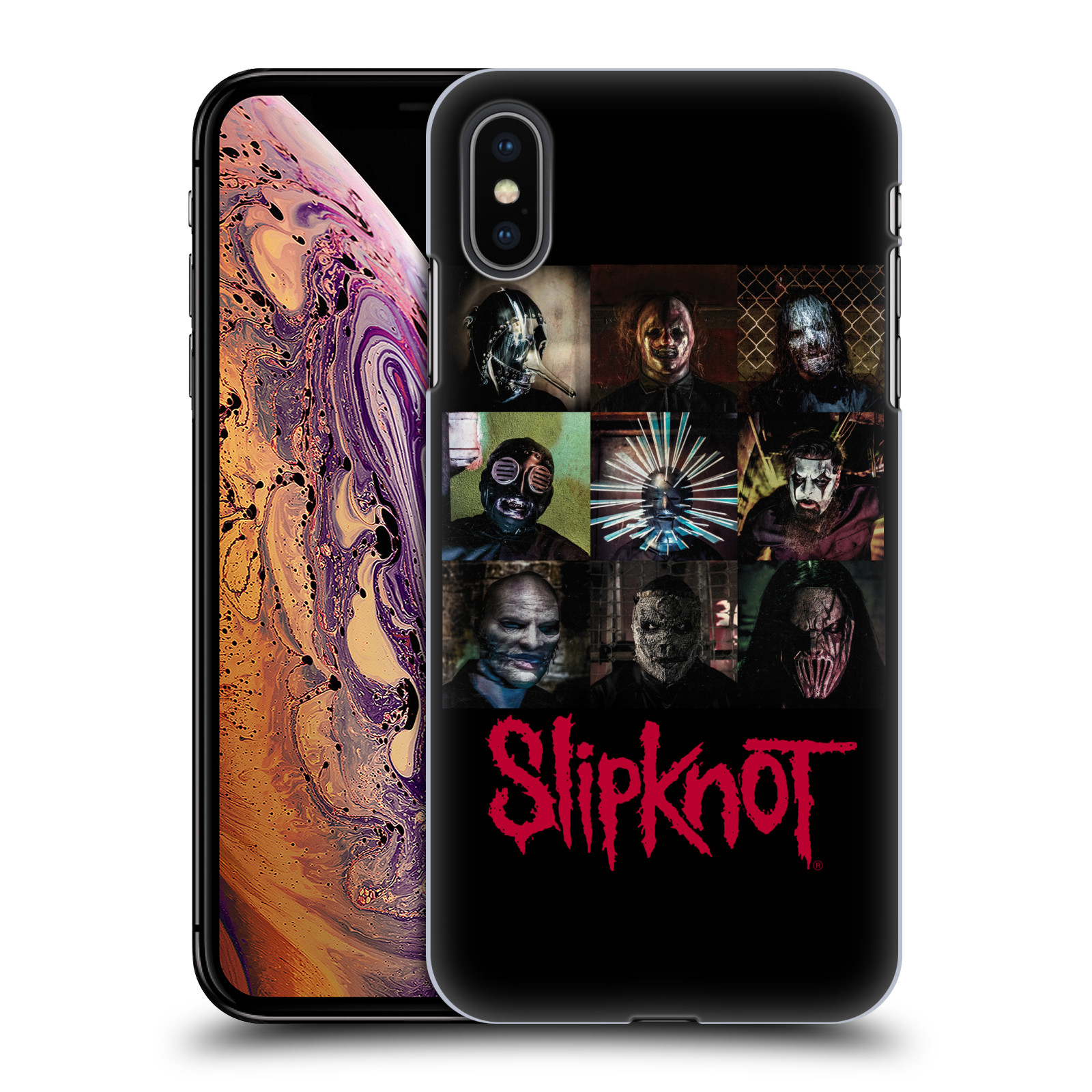 Zadní obal pro mobil Apple Iphone XS MAX - HEAD CASE - Metal kapela Slipknot