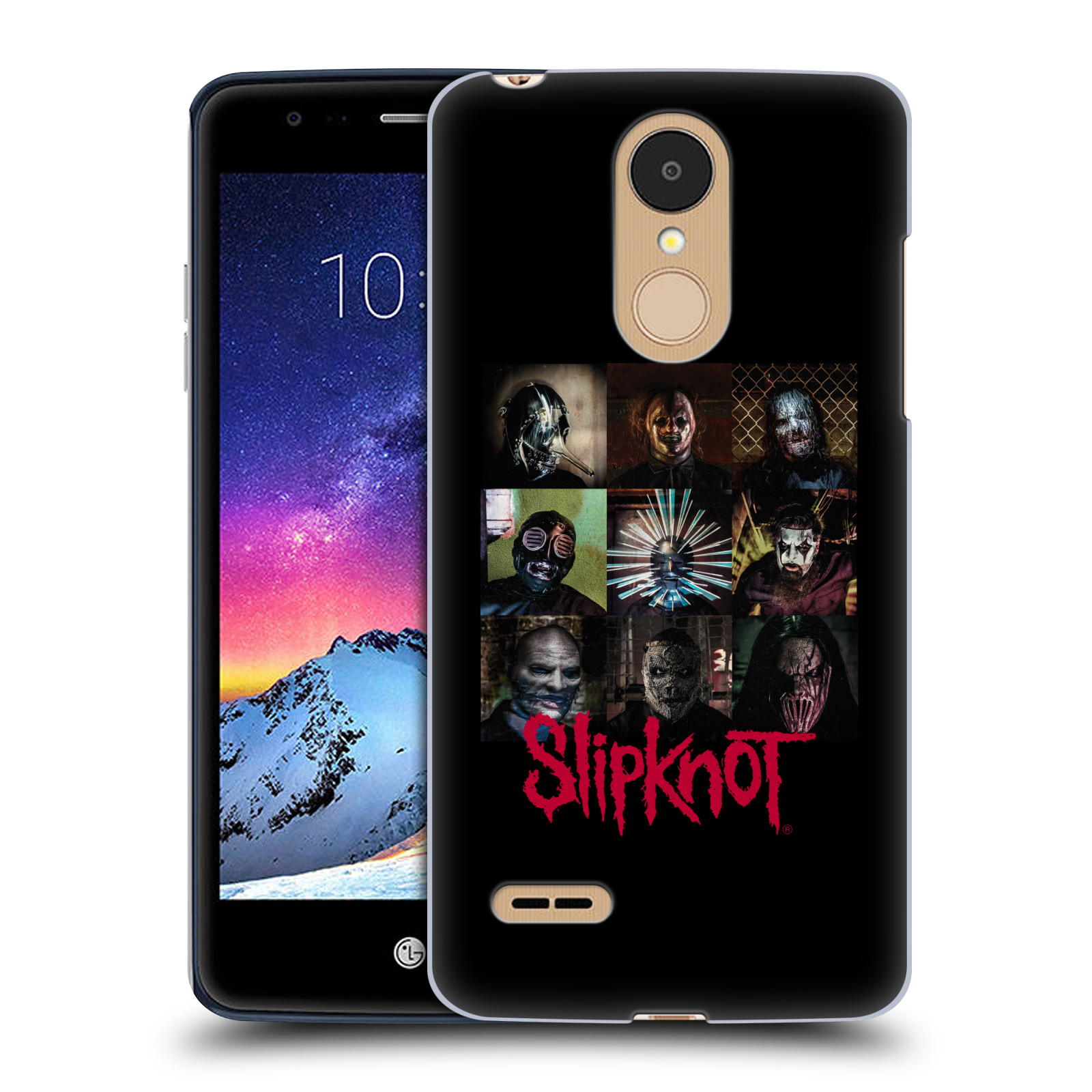 HEAD CASE plastový obal na mobil LG K9 / K8 2018 hudební skupina Slipknot logo velké