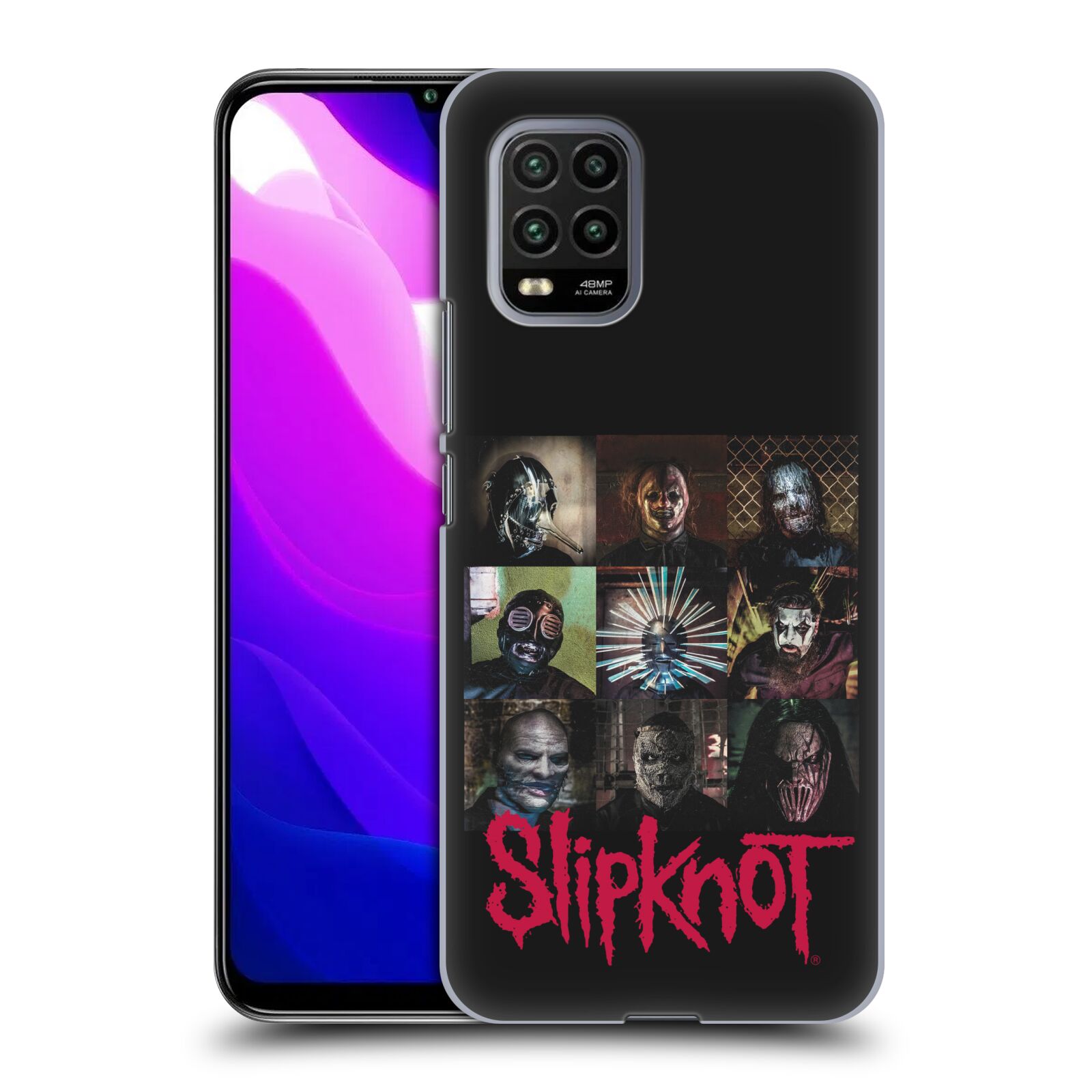 Zadní kryt, obal na mobil Xiaomi Mi 10 LITE hudební skupina Slipknot logo velké