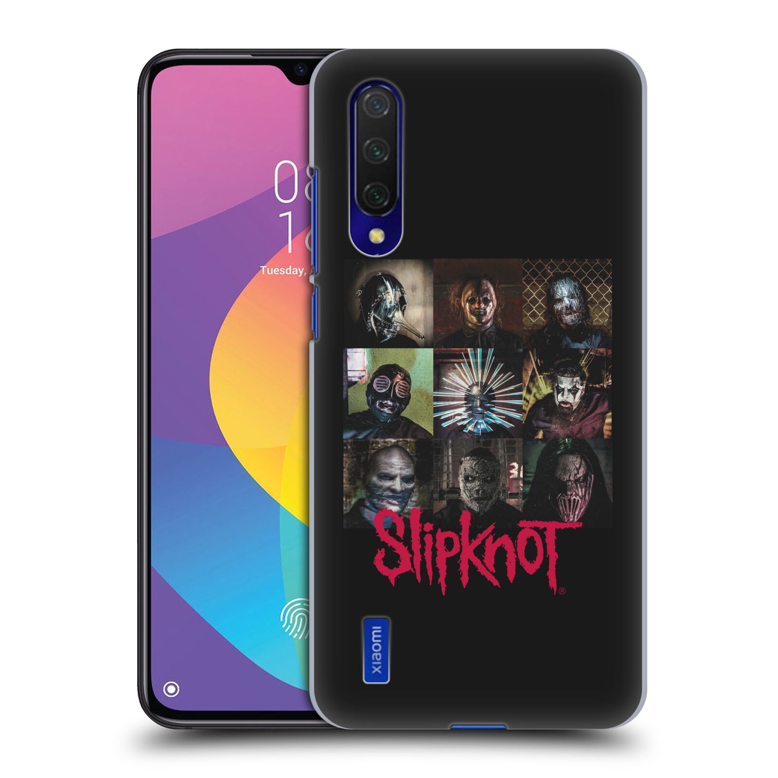 Zadní kryt na mobil Xiaomi MI 9 LITE hudební skupina Slipknot logo velké