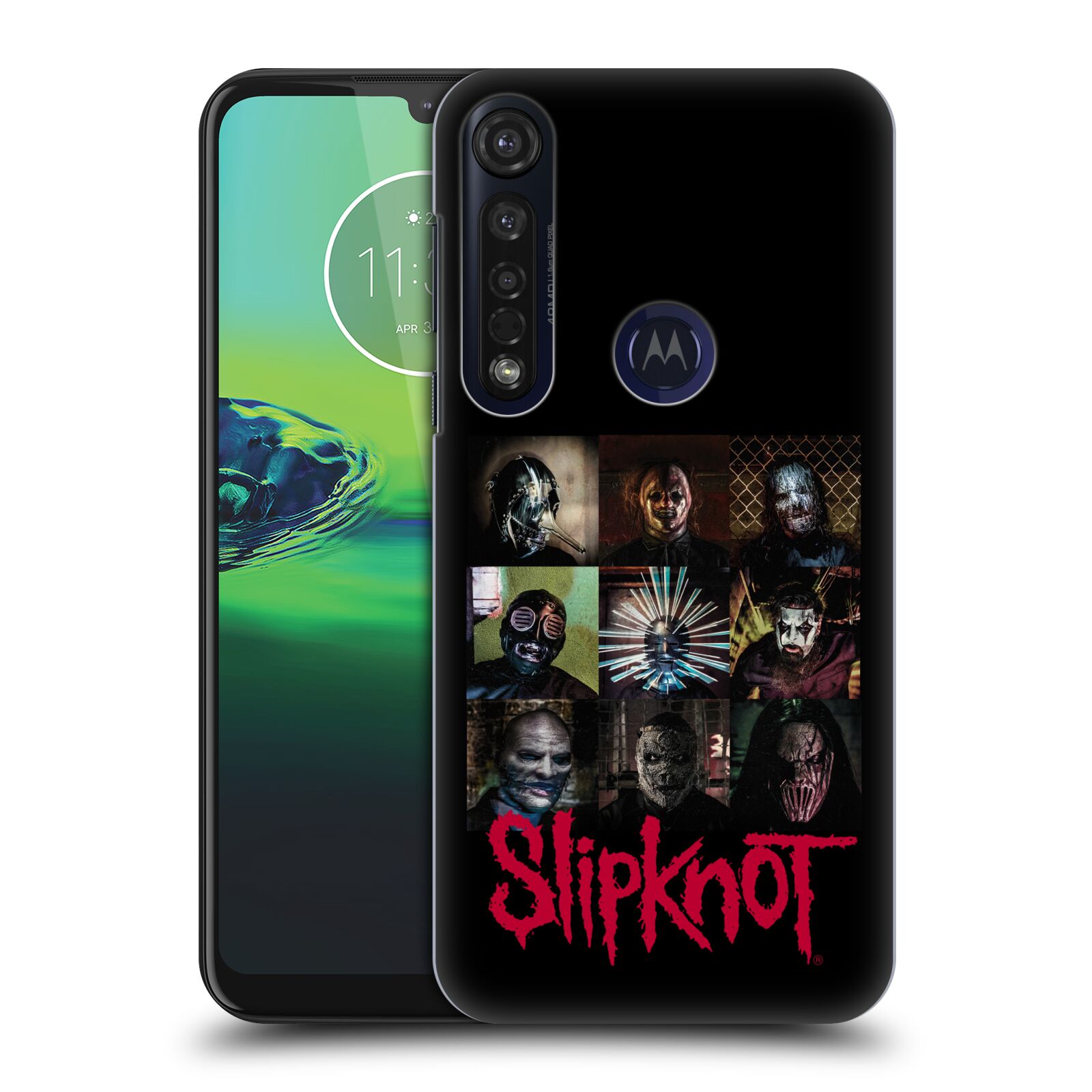 Pouzdro na mobil Motorola Moto G8 PLUS - HEAD CASE - hudební skupina Slipknot logo velké