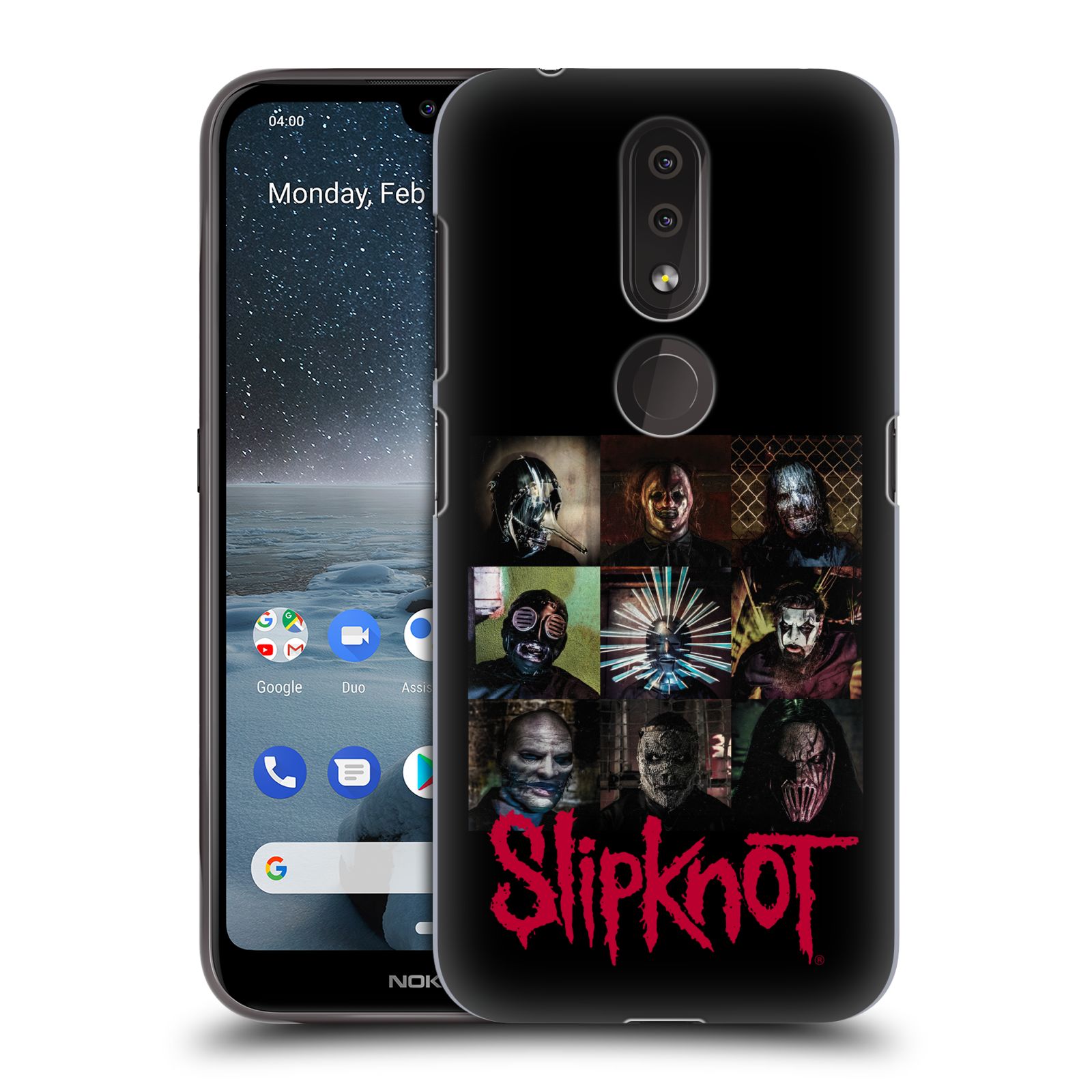 Pouzdro na mobil Nokia 4.2 - HEAD CASE - hudební skupina Slipknot logo velké