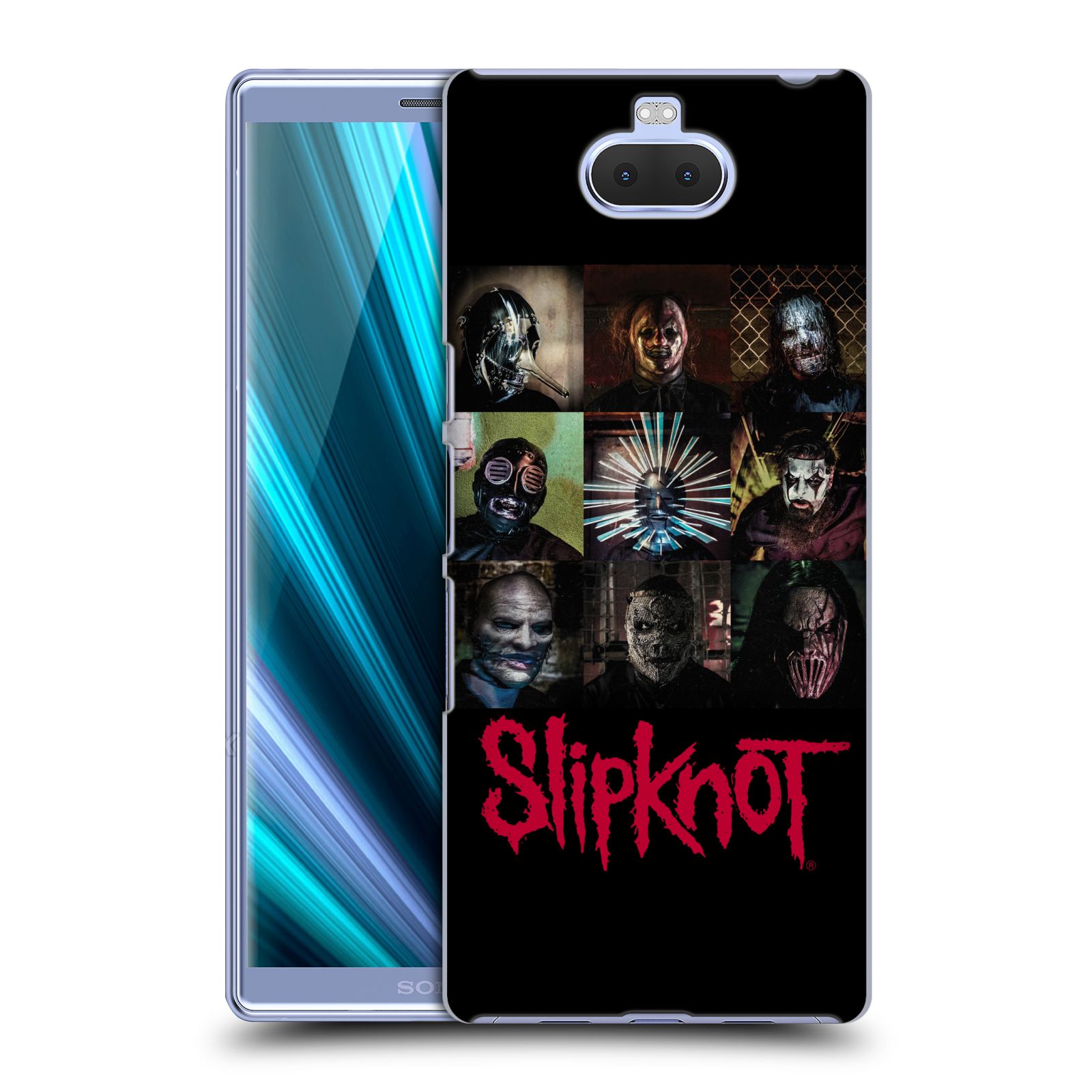 Pouzdro na mobil Sony Xperia 10 Plus - Head Case - hudební skupina Slipknot logo velké
