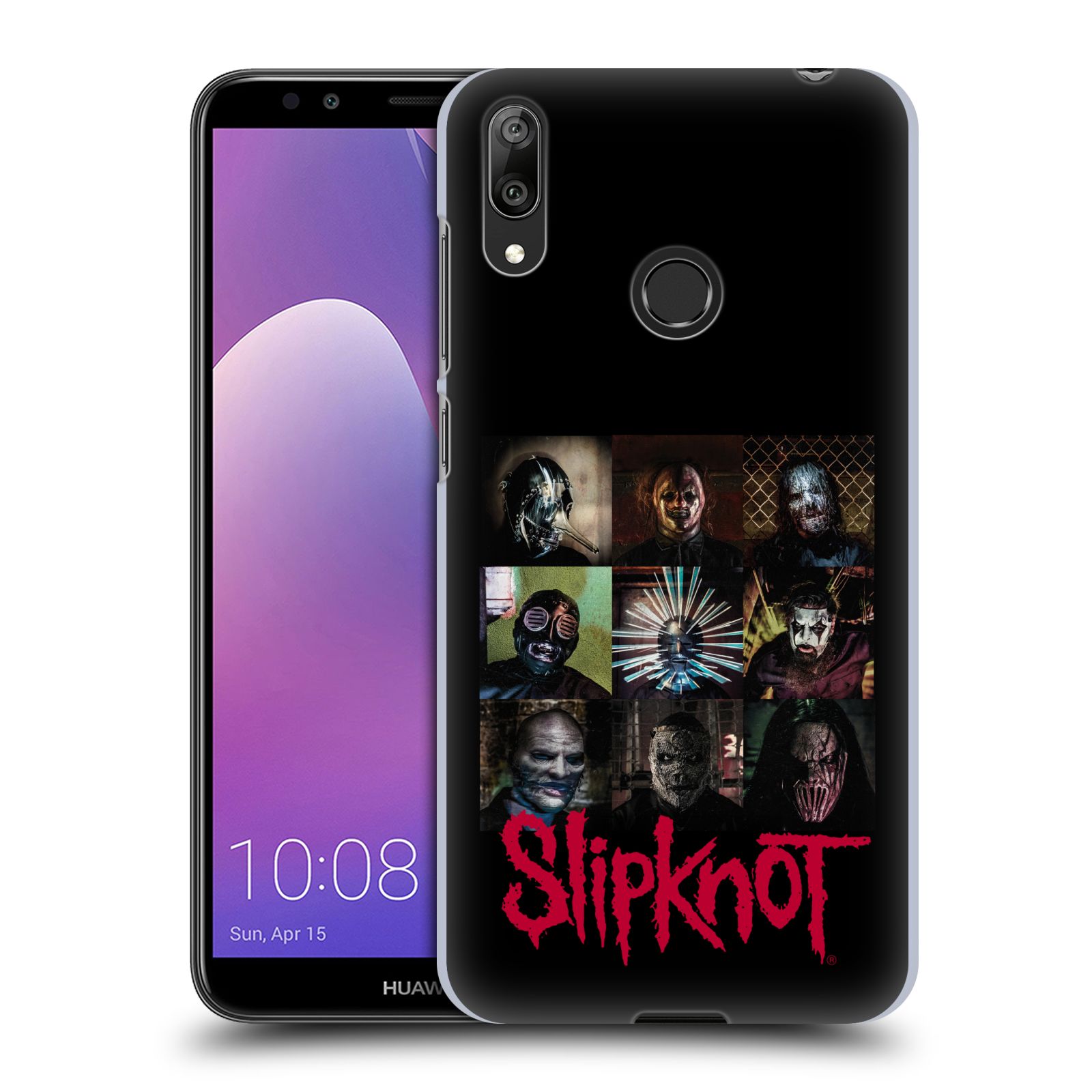 Pouzdro na mobil Huawei Y7 2019 - Head Case - hudební skupina Slipknot logo velké