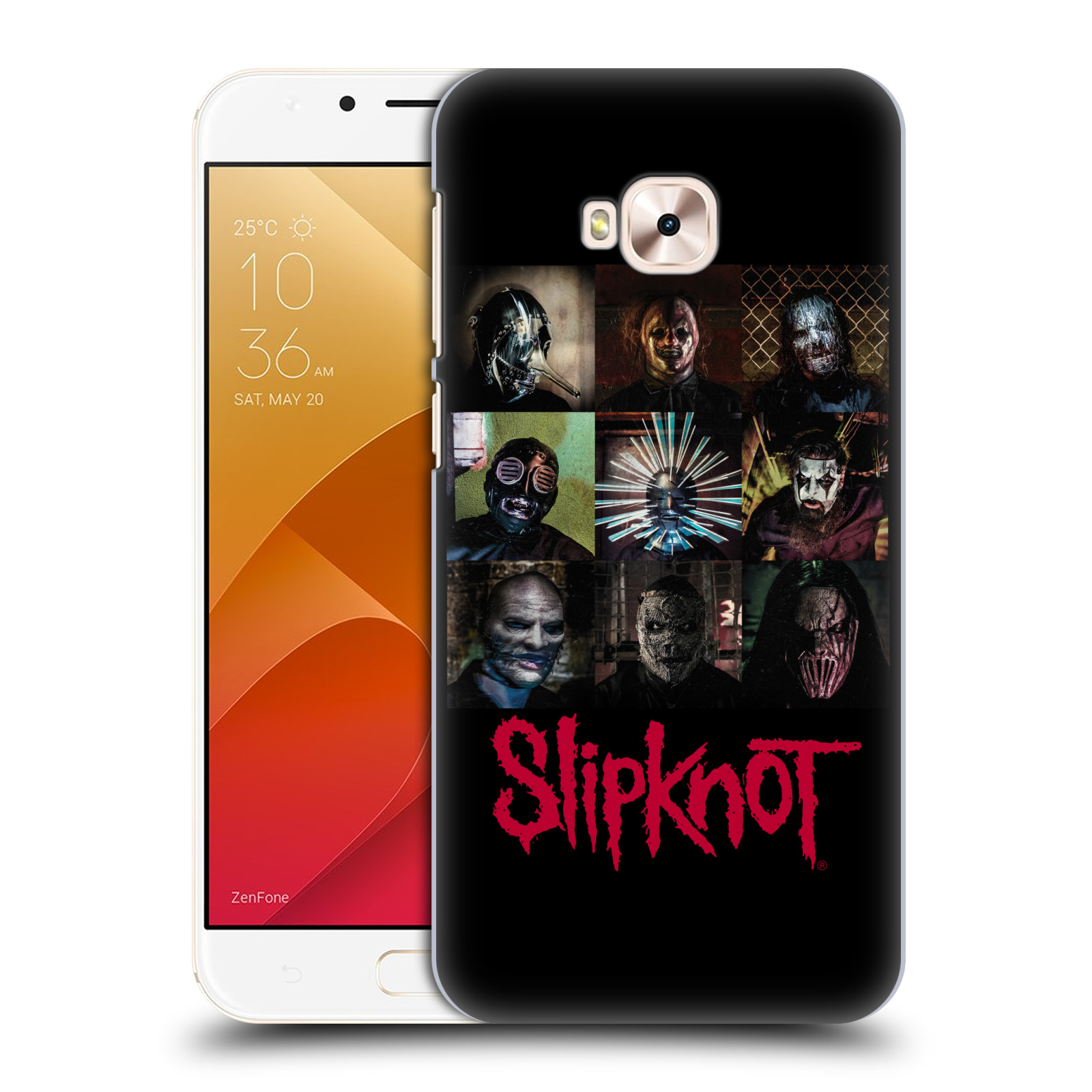 Zadní obal pro mobil Asus Zenfone 4 Selfie Pro ZD552KL - HEAD CASE - Metal kapela Slipknot