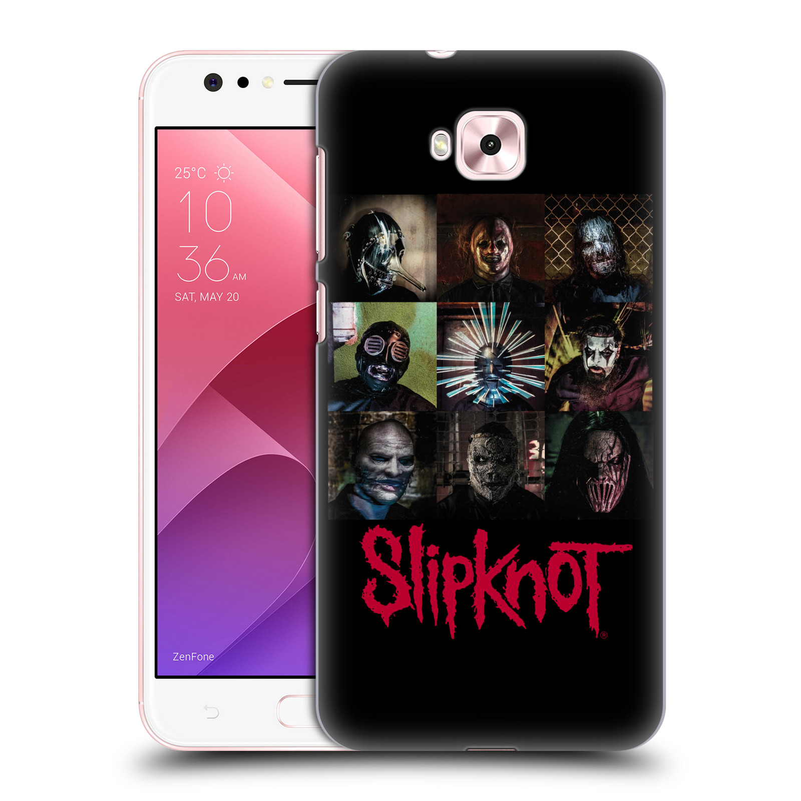Zadní obal pro mobil Asus Zenfone 4 Selfie ZD553KL - HEAD CASE - Metal kapela Slipknot