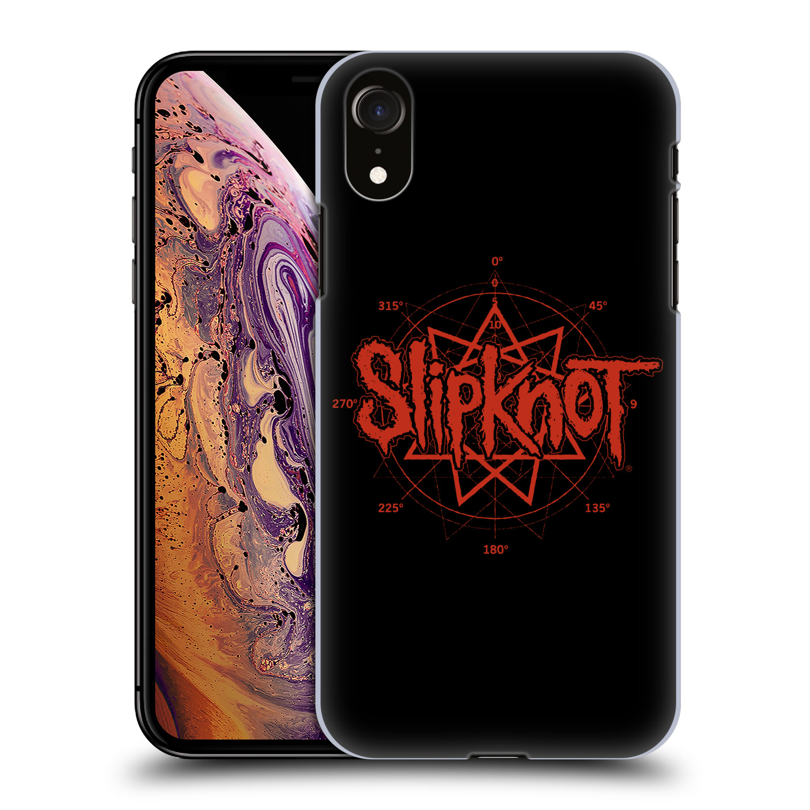 HEAD CASE plastový obal na mobil Apple Iphone XR hudební skupina Slipknot logo