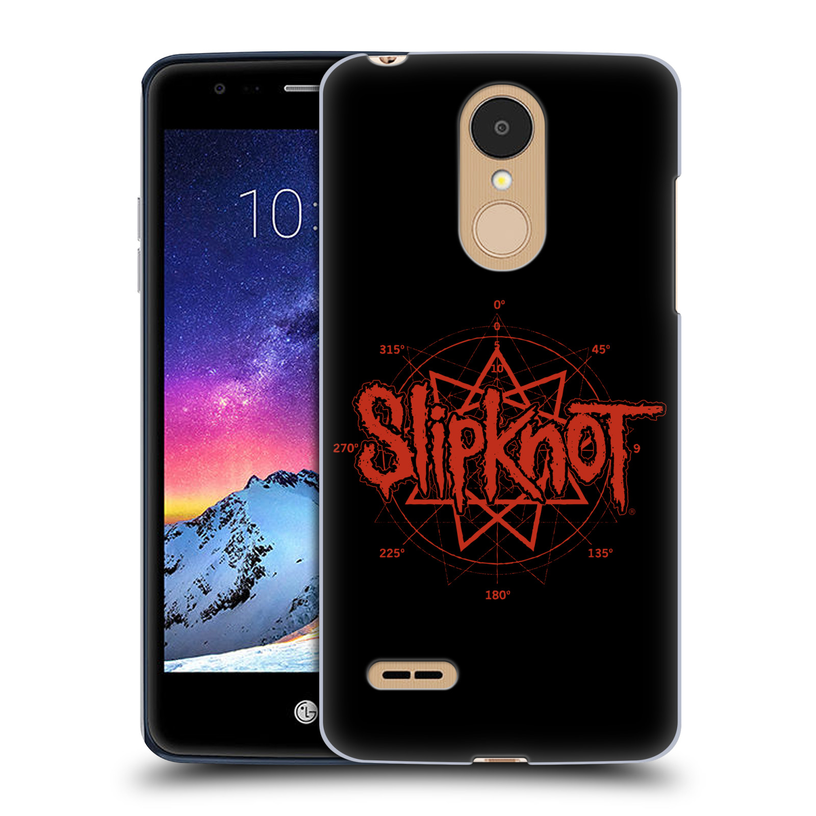 HEAD CASE plastový obal na mobil LG K9 / K8 2018 hudební skupina Slipknot logo