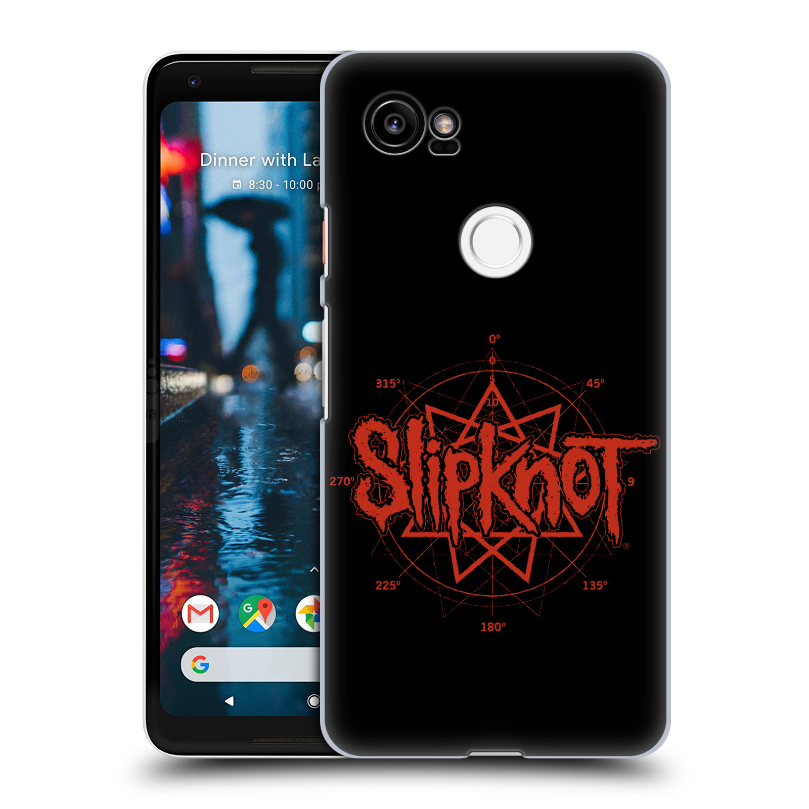 HEAD CASE plastový obal na mobil Google Pixel 2 XL hudební skupina Slipknot logo