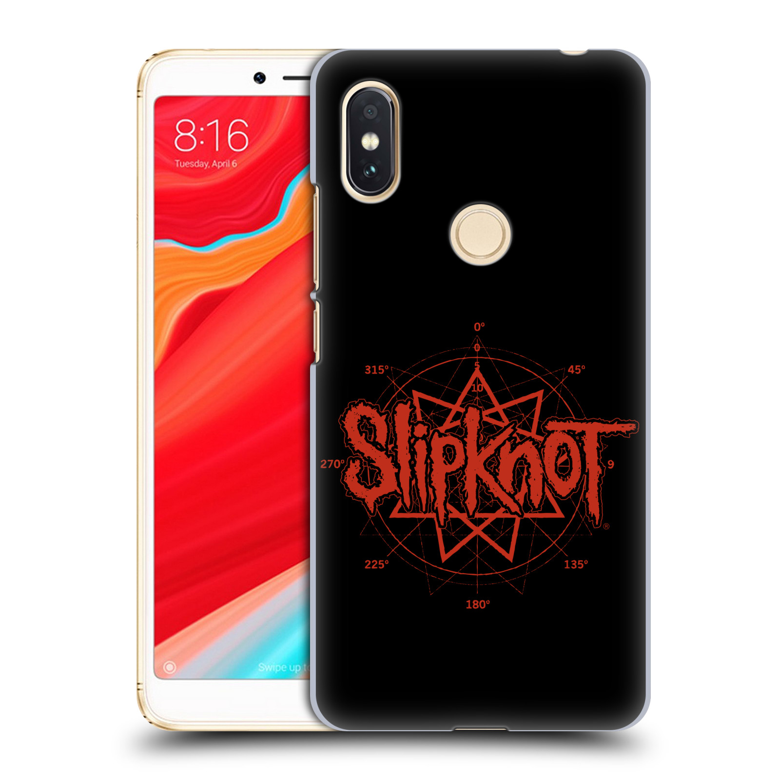HEAD CASE plastový obal na mobil Xiaomi Redmi S2 hudební skupina Slipknot logo