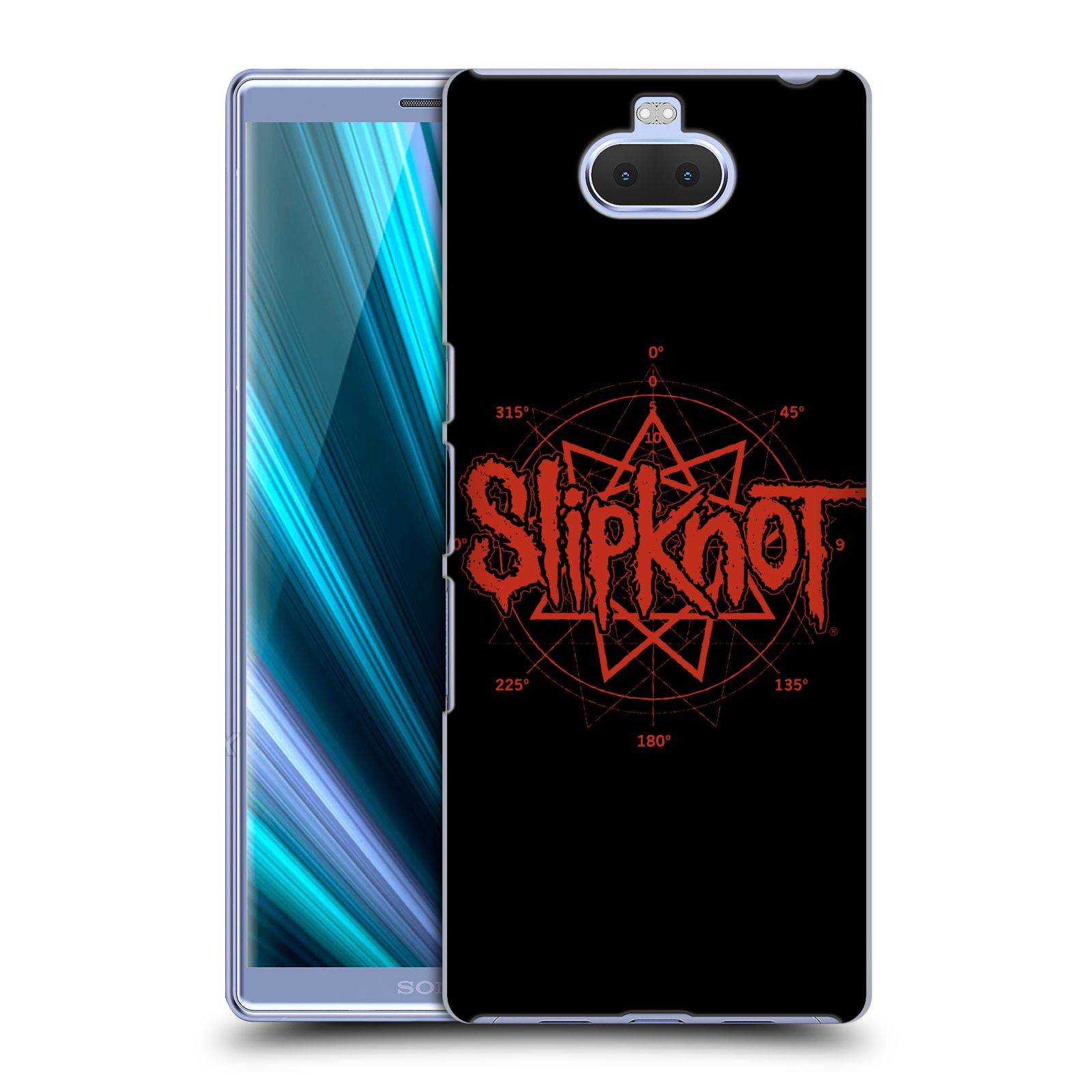 Pouzdro na mobil Sony Xperia 10 Plus - Head Case - hudební skupina Slipknot logo
