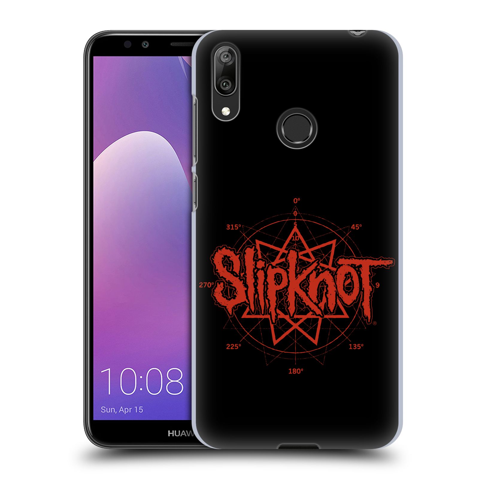 Pouzdro na mobil Huawei Y7 2019 - Head Case - hudební skupina Slipknot logo