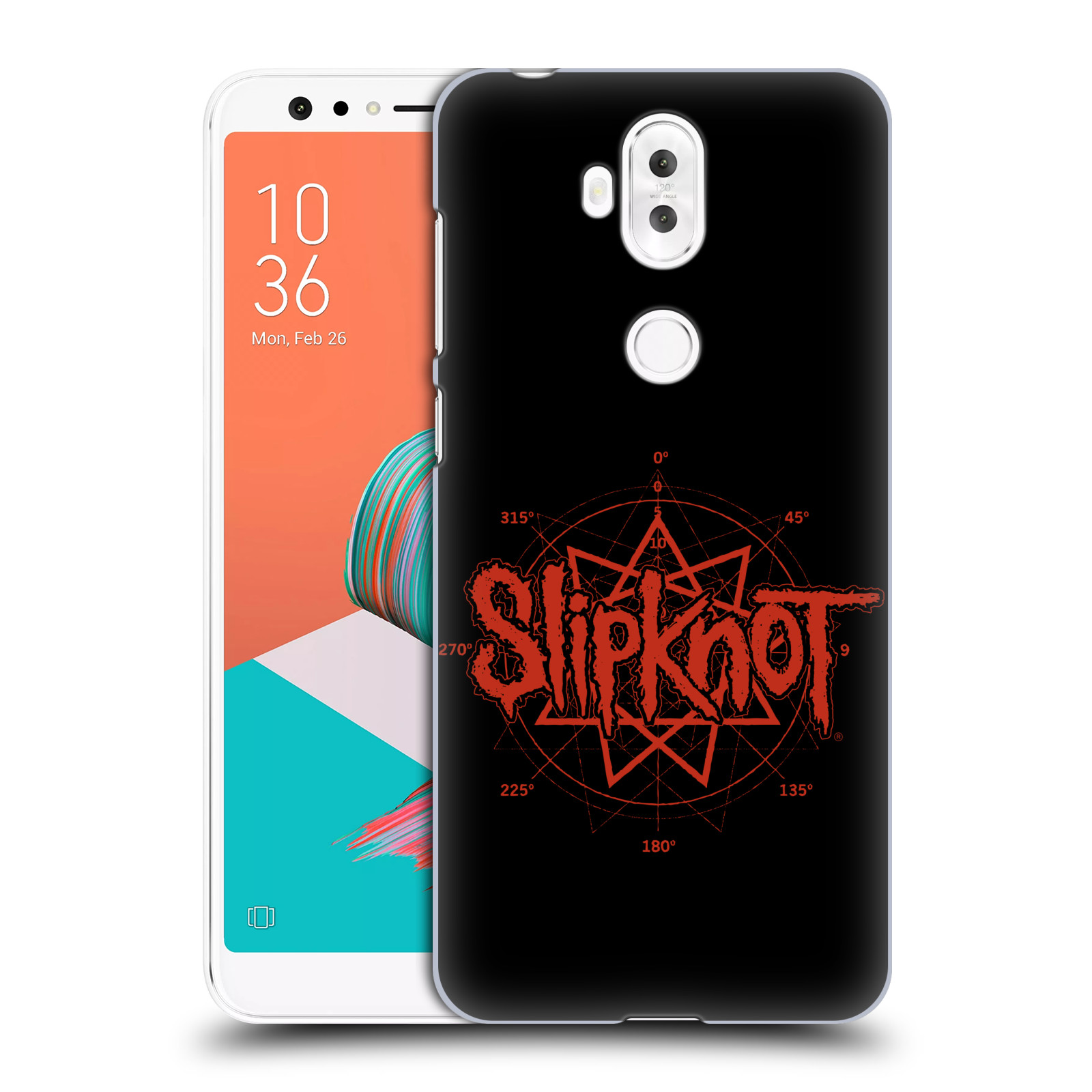 HEAD CASE plastový obal na mobil Asus Zenfone 5 LITE ZC600KL hudební skupina Slipknot logo