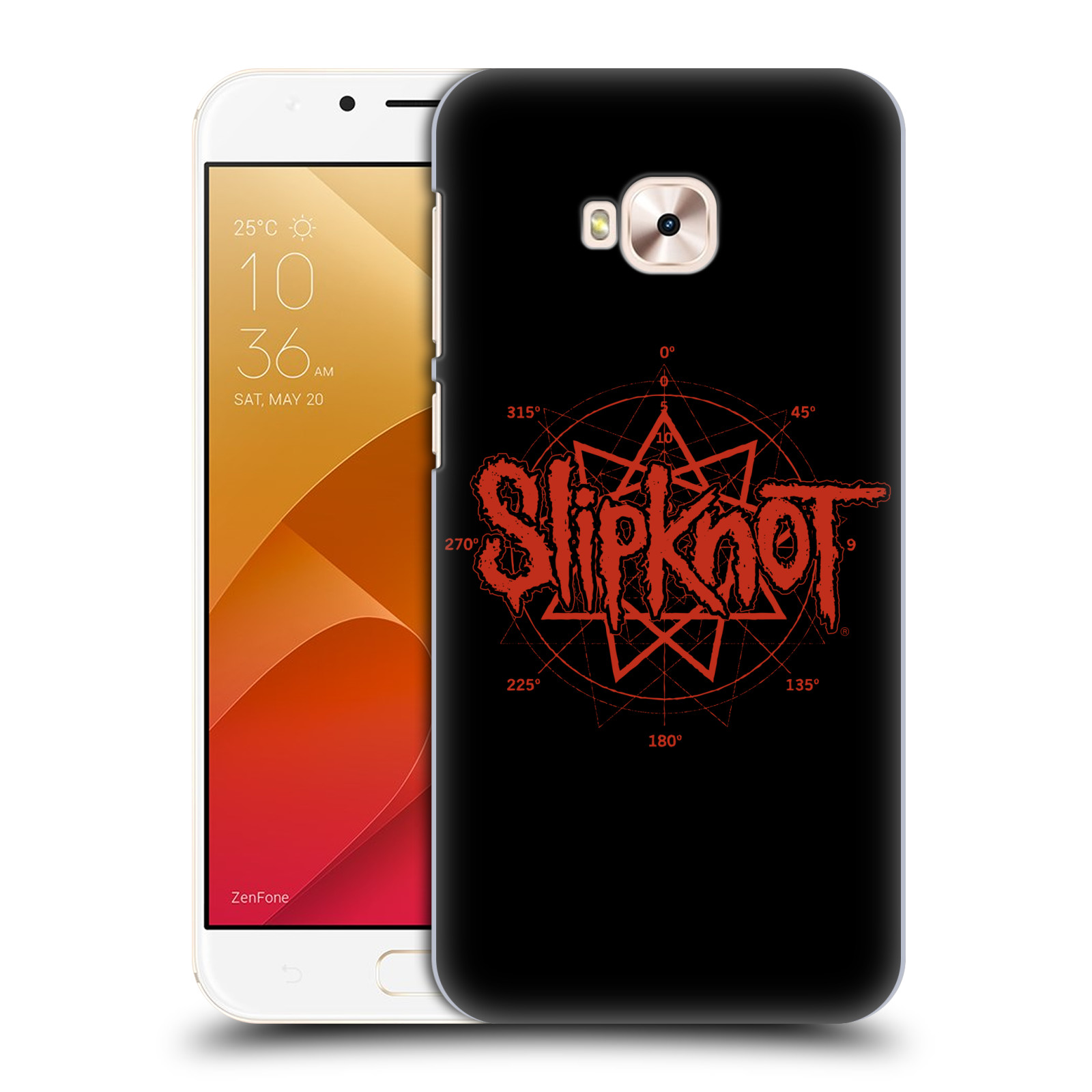 HEAD CASE plastový obal na mobil Asus Zenfone 4 Selfie Pro ZD552KL hudební skupina Slipknot logo