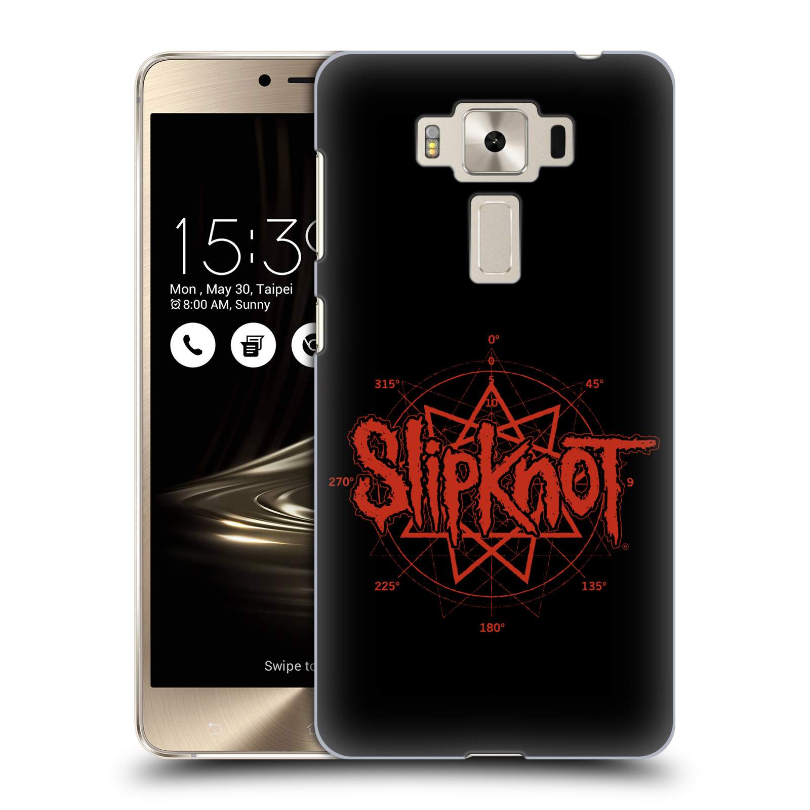 HEAD CASE plastový obal na mobil Asus Zenfone 3 DELUXE ZS550KL hudební skupina Slipknot logo