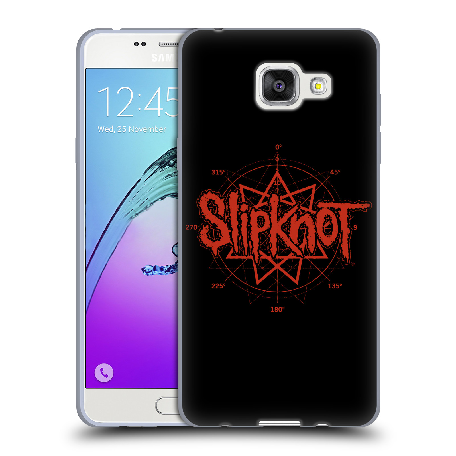 HEAD CASE silikonový obal na mobil Samsung Galaxy A5 2016 (A510) hudební skupina Slipknot logo