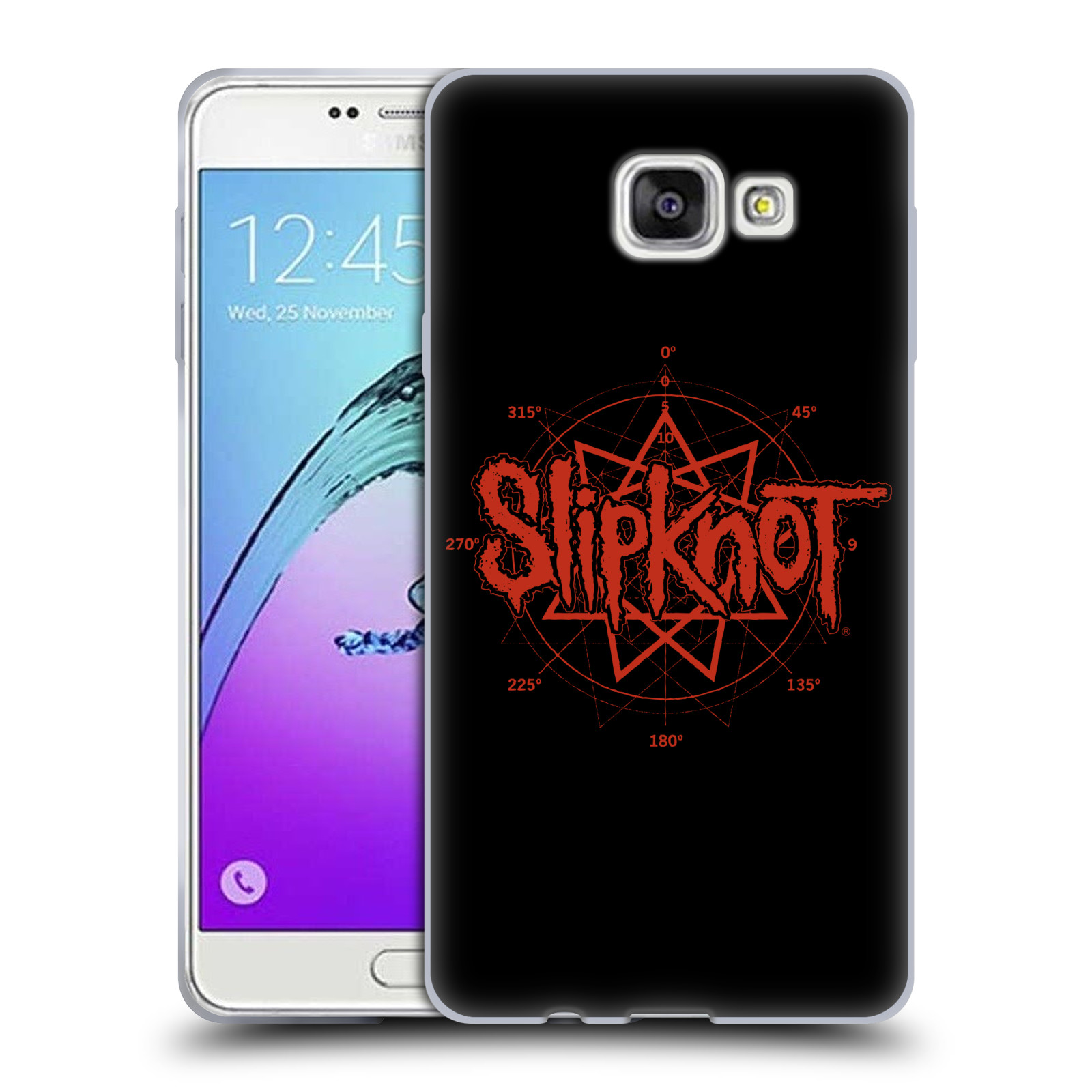 HEAD CASE silikonový obal na mobil Samsung Galaxy A7 2017 (A720) hudební skupina Slipknot logo