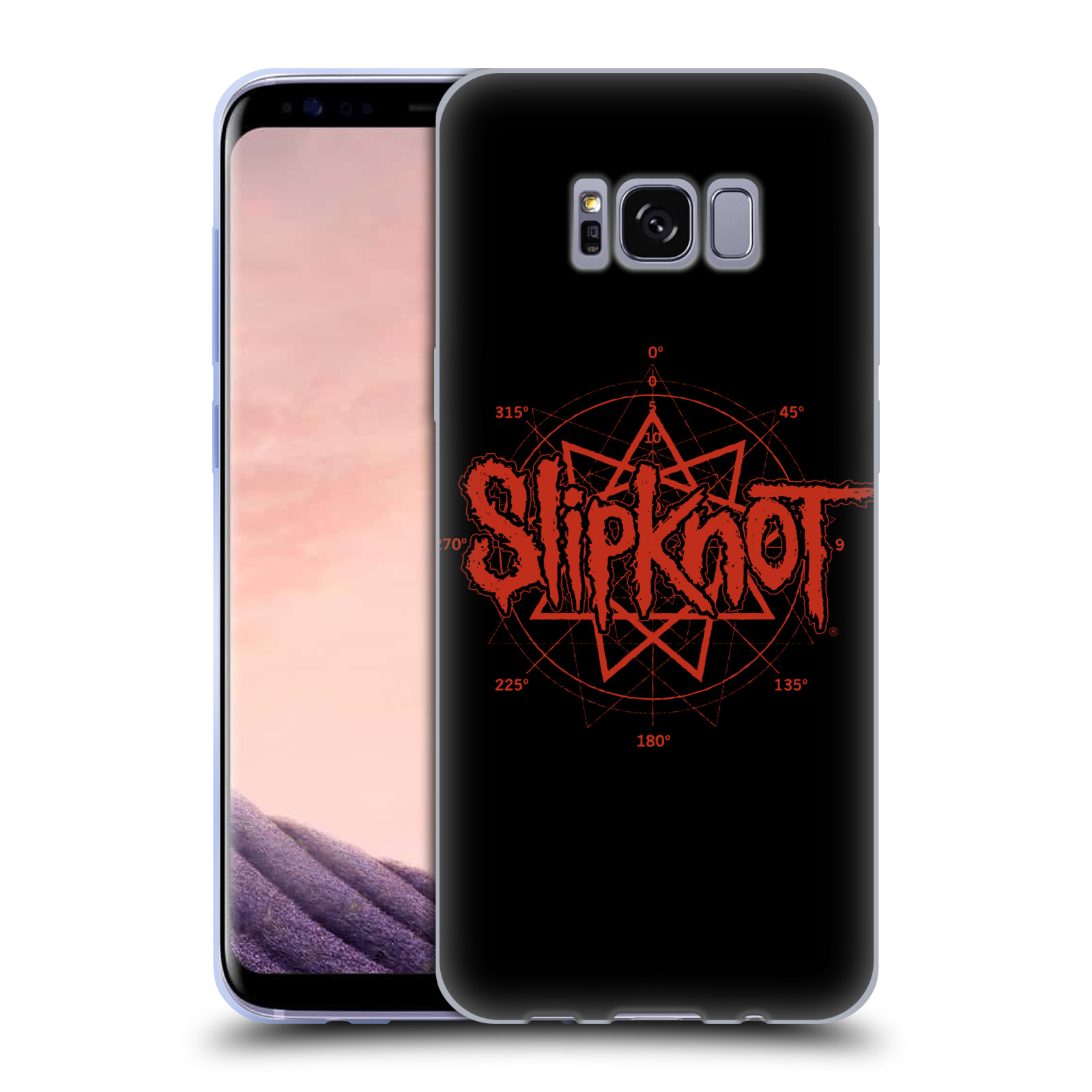 HEAD CASE silikonový obal na mobil Samsung Galaxy S8 hudební skupina Slipknot logo