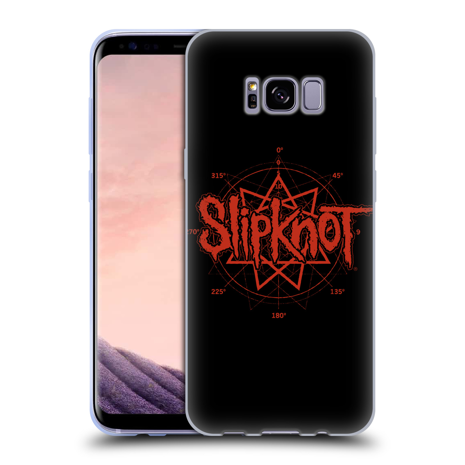 HEAD CASE silikonový obal na mobil Samsung Galaxy S8 PLUS hudební skupina Slipknot logo