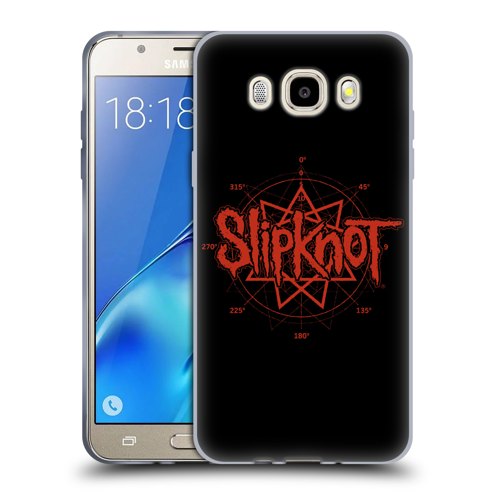 HEAD CASE silikonový obal na mobil Samsung Galaxy J5 2016 (J510) hudební skupina Slipknot logo