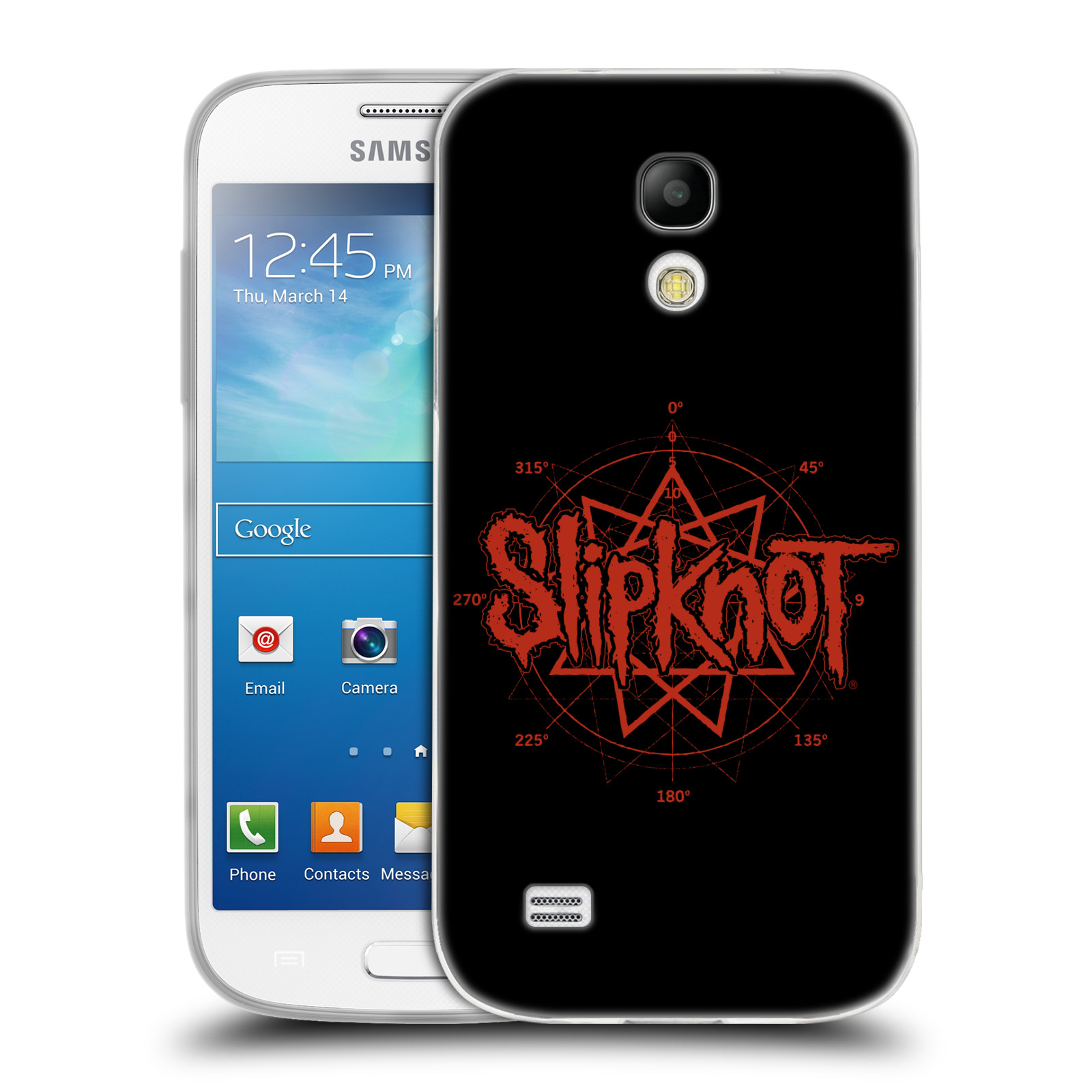 HEAD CASE silikonový obal na mobil Samsung Galaxy S4 MINI hudební skupina Slipknot logo