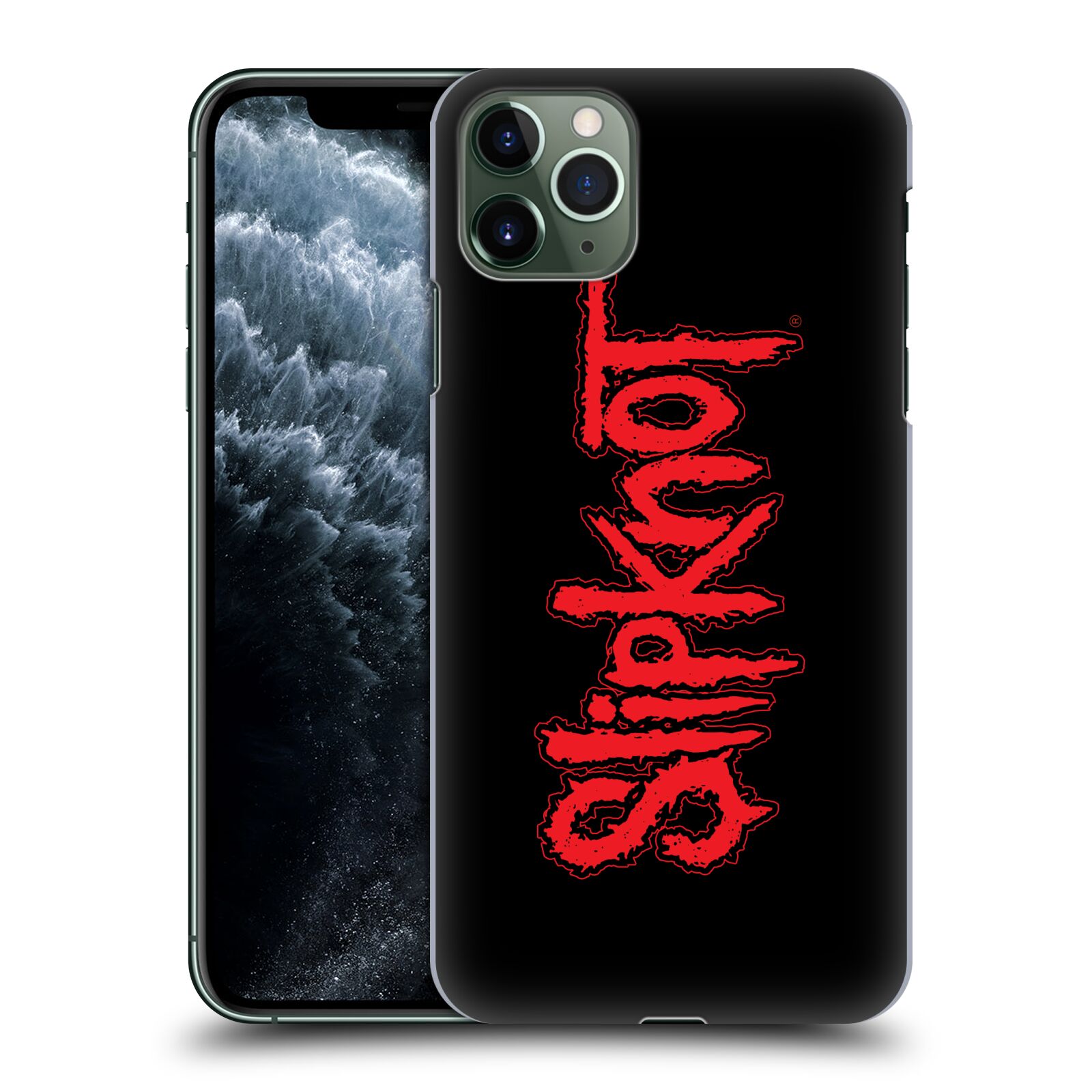 Pouzdro na mobil Apple Iphone 11 PRO MAX - HEAD CASE - hudební skupina Slipknot logo velké