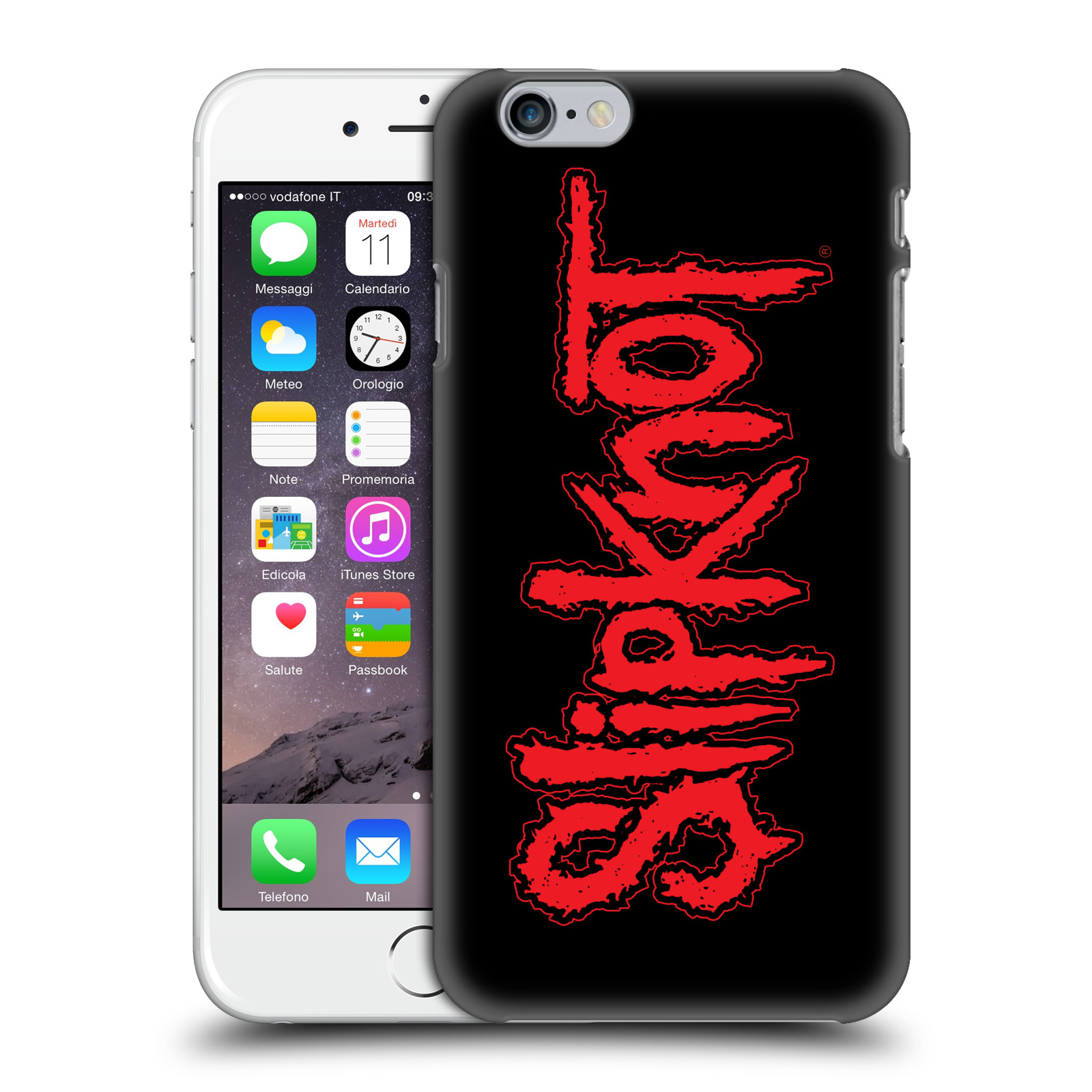 Plastové pouzdro pro mobil Apple Iphone 6/6S hudební skupina Slipknot logo velké