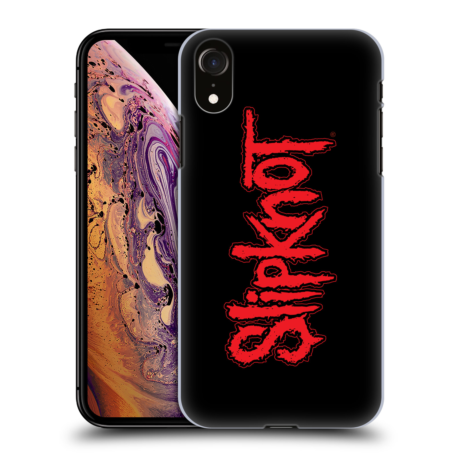 HEAD CASE plastový obal na mobil Apple Iphone XR hudební skupina Slipknot logo velké