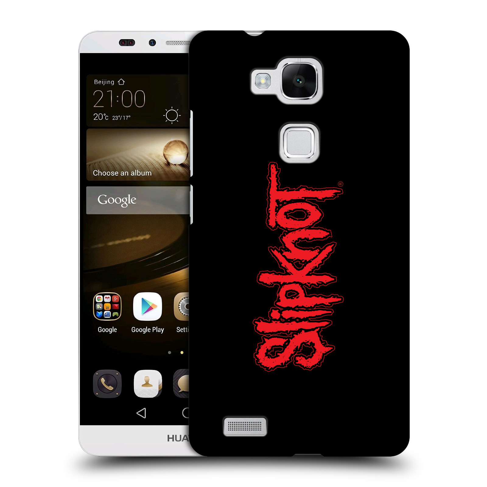 HEAD CASE plastový obal na mobil Huawei Mate 7 hudební skupina Slipknot logo velké