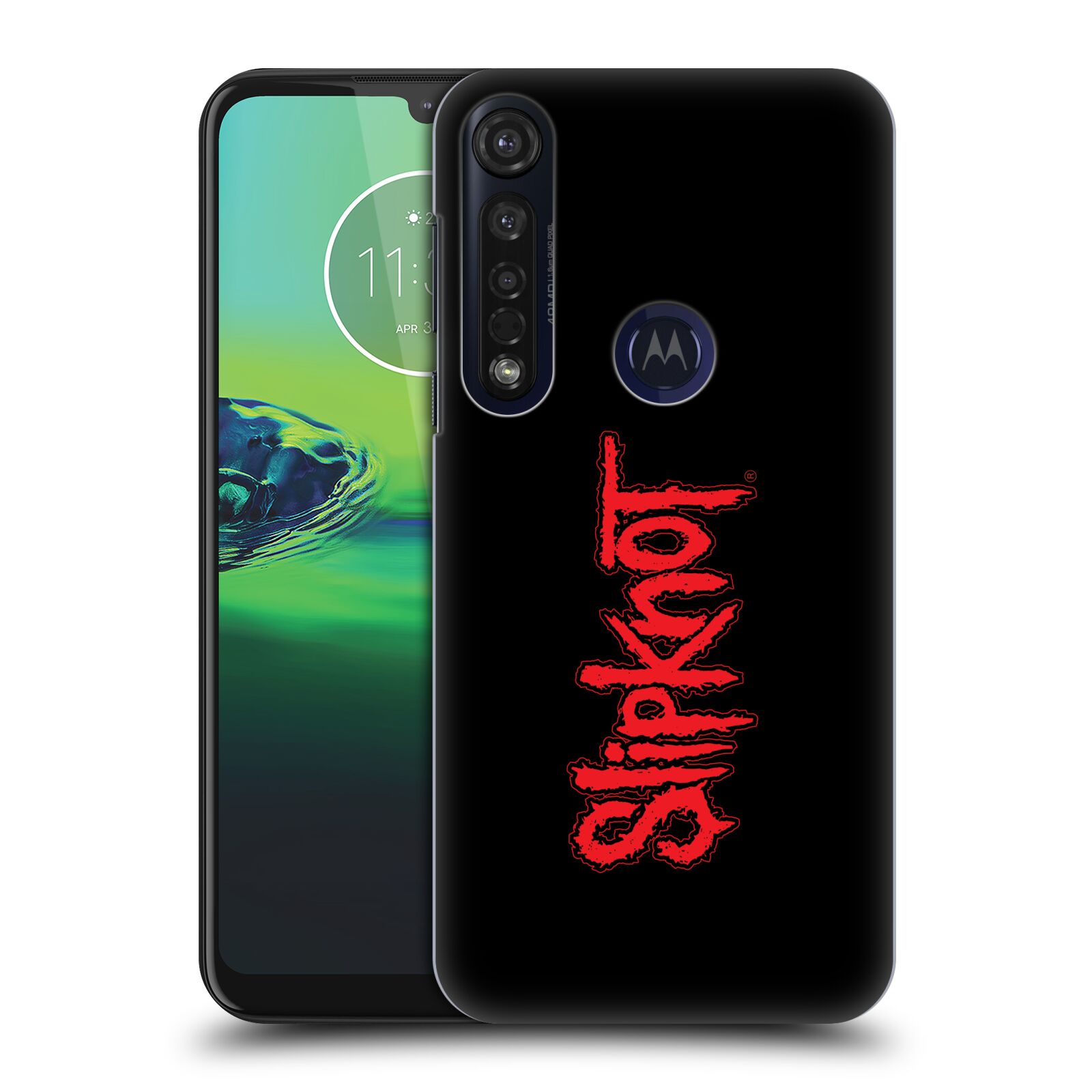 Pouzdro na mobil Motorola Moto G8 PLUS - HEAD CASE - hudební skupina Slipknot logo velké
