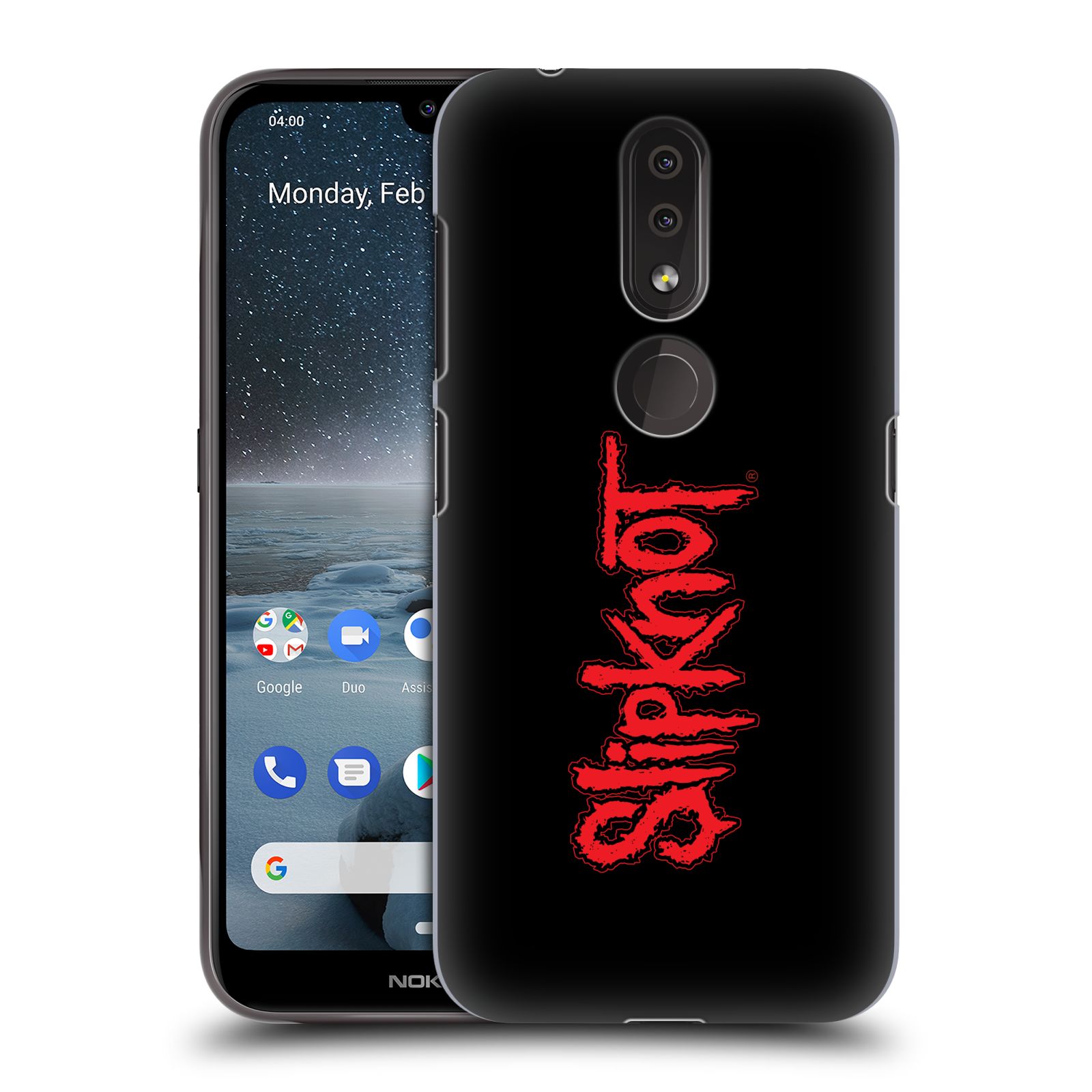 Pouzdro na mobil Nokia 4.2 - HEAD CASE - hudební skupina Slipknot logo velké