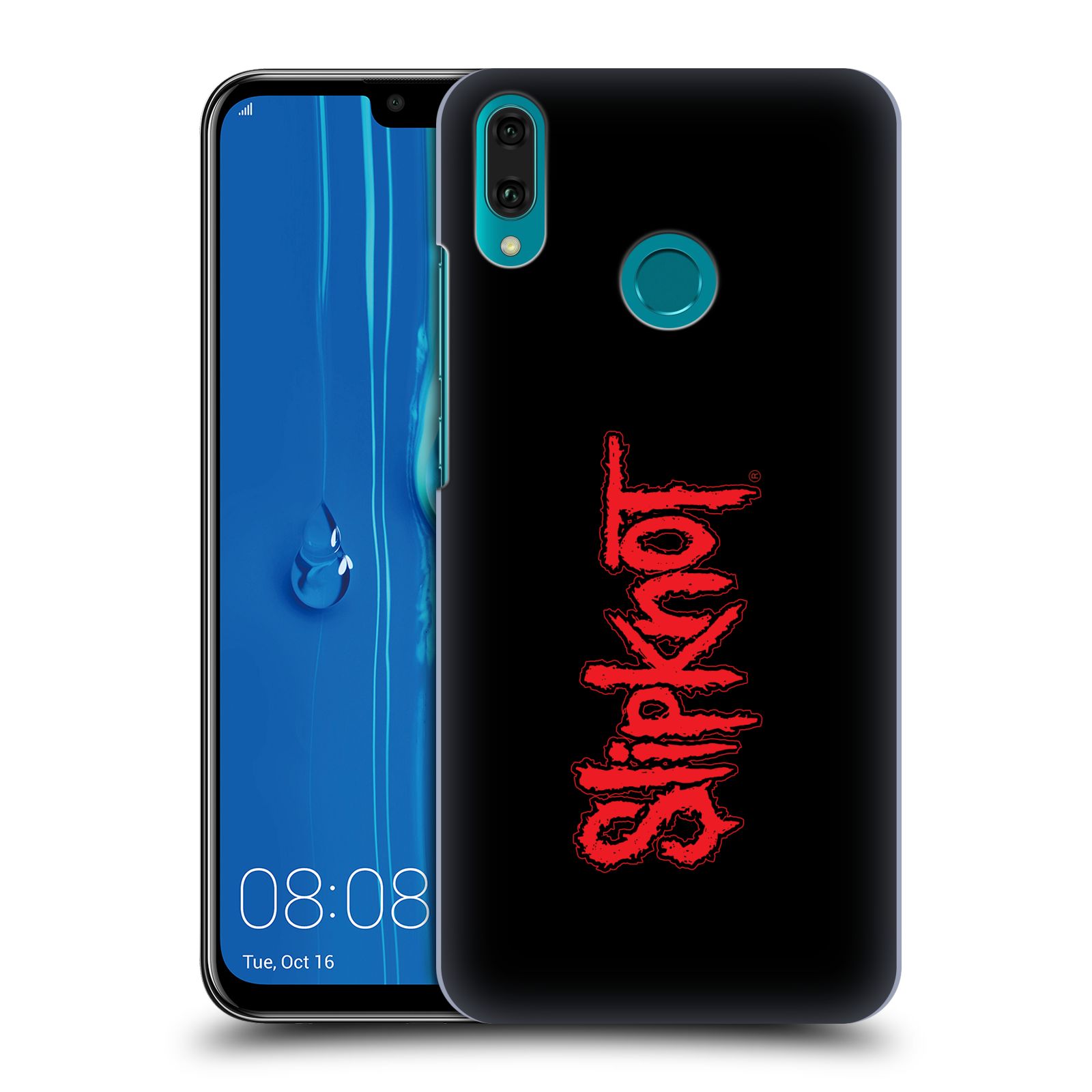 Pouzdro na mobil Huawei Y9 2019 - HEAD CASE - hudební skupina Slipknot logo velké