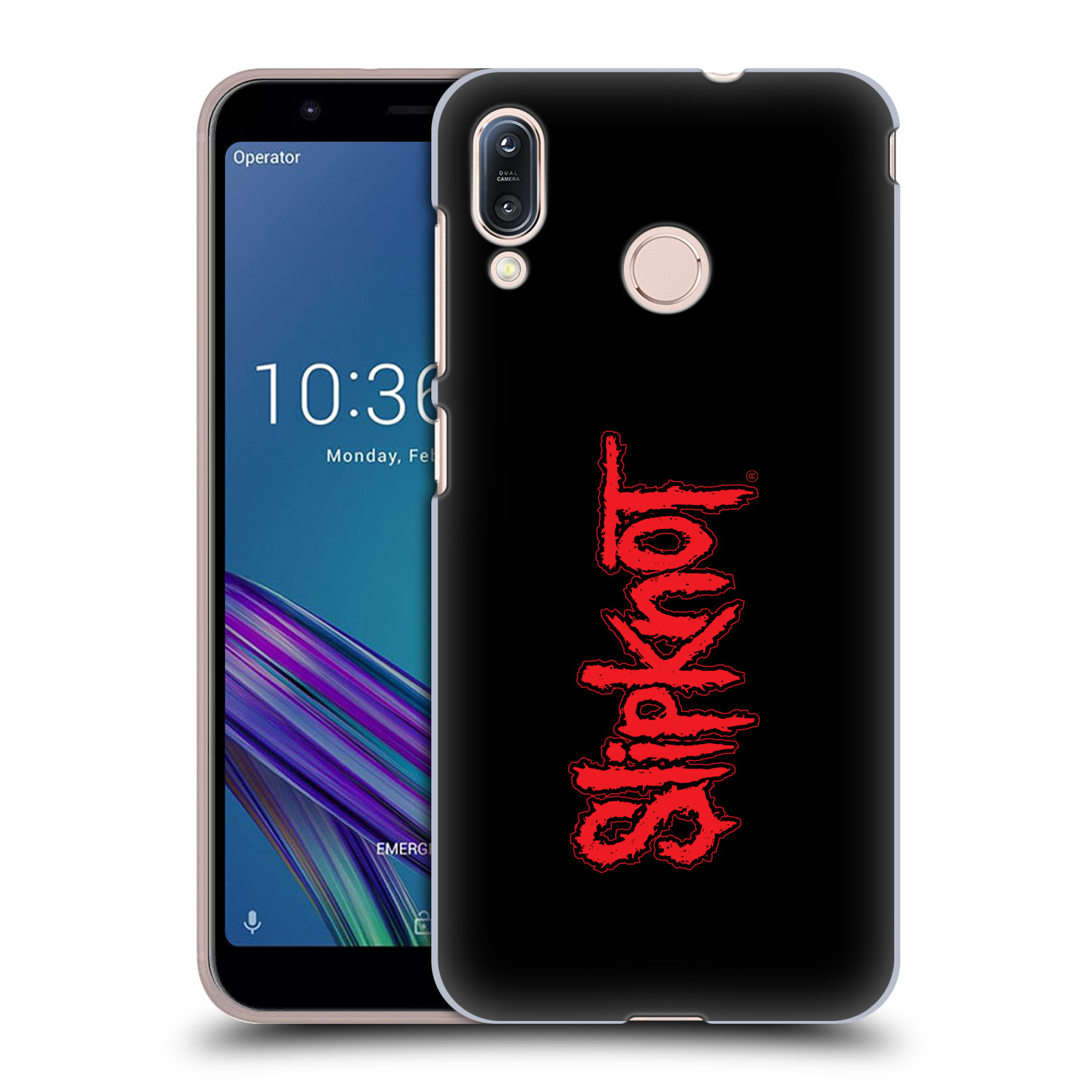 Pouzdro na mobil Asus Zenfone Max M1 (ZB555KL) - HEAD CASE - hudební skupina Slipknot logo velké