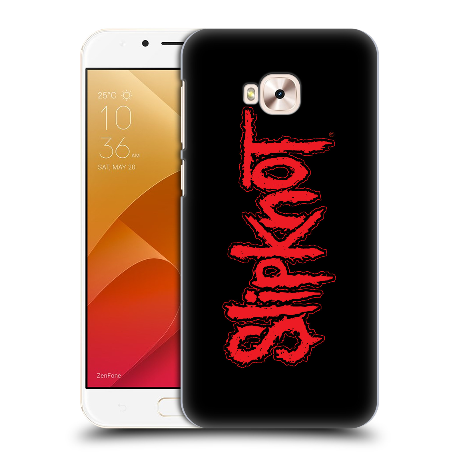 HEAD CASE plastový obal na mobil Asus Zenfone 4 Selfie Pro ZD552KL hudební skupina Slipknot logo velké
