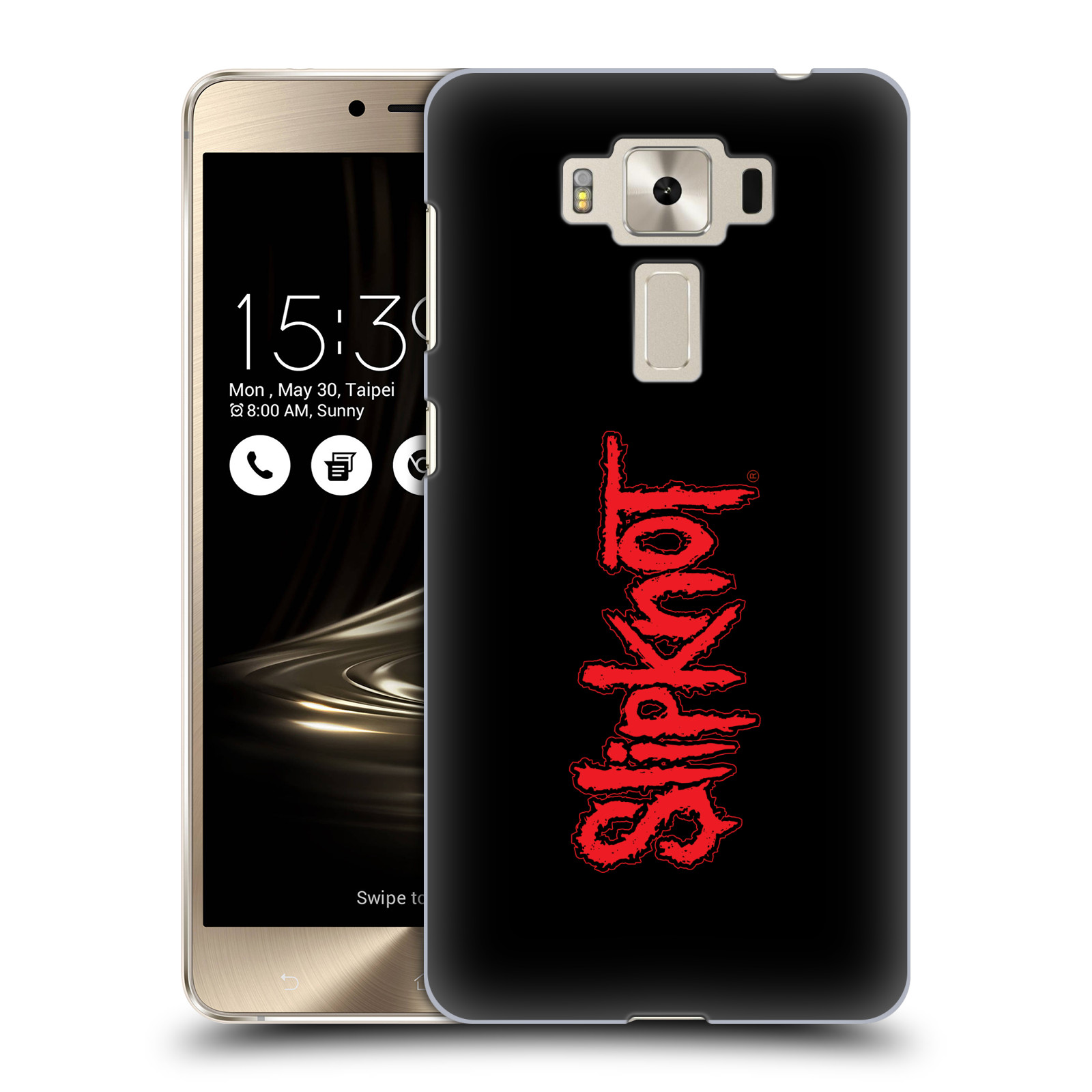 HEAD CASE plastový obal na mobil Asus Zenfone 3 DELUXE ZS550KL hudební skupina Slipknot logo velké