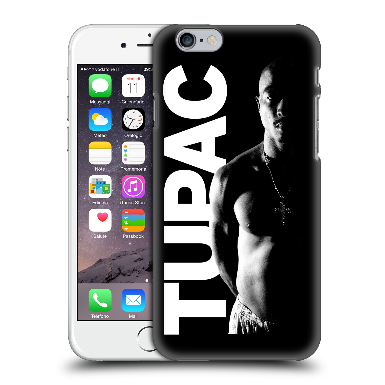 Zadní obal pro mobil Apple Iphone 6/6S - HEAD CASE - Zpěvák Tupac Shakur