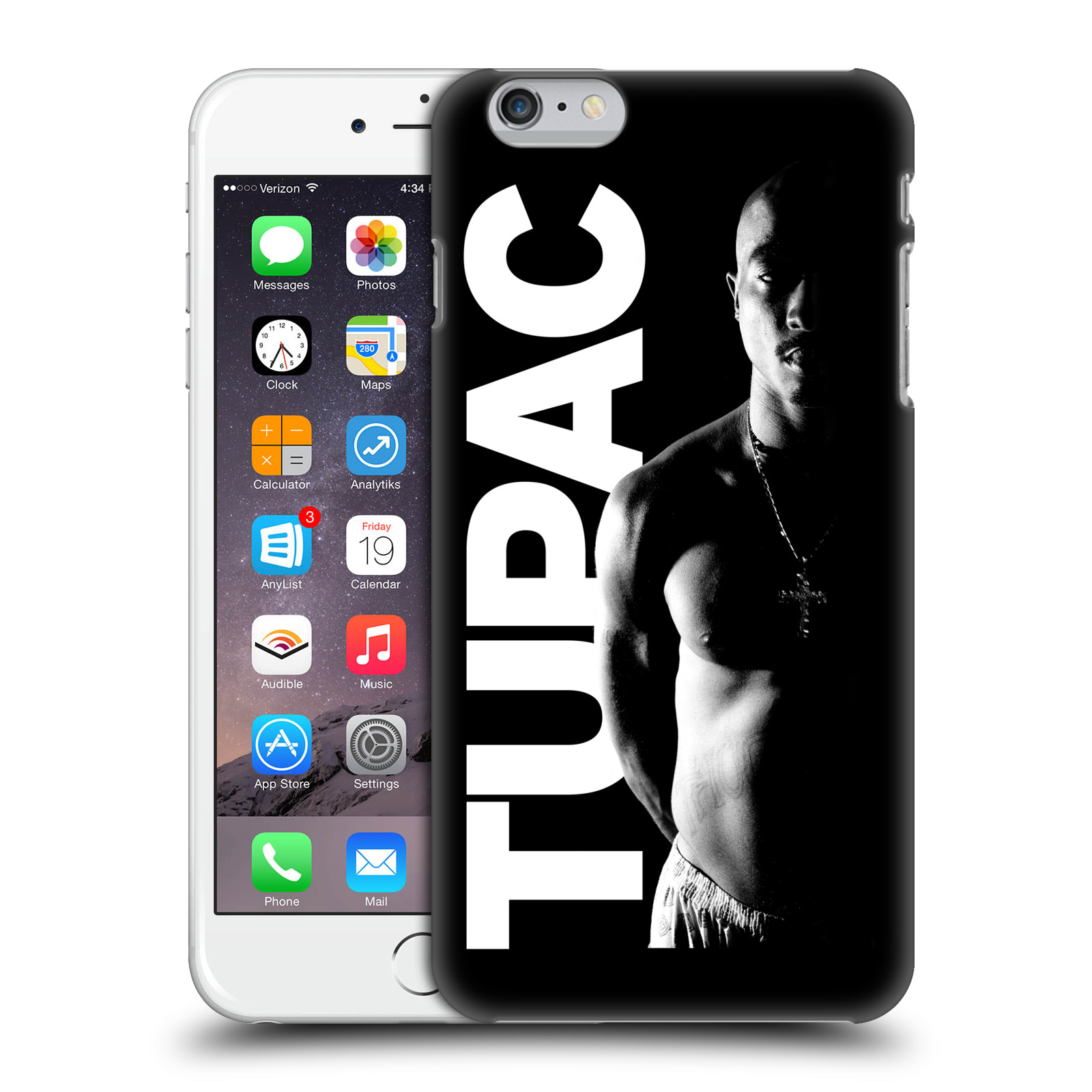 Zadní obal pro mobil Apple Iphone 6 PLUS / 6S PLUS - HEAD CASE - Zpěvák Tupac Shakur