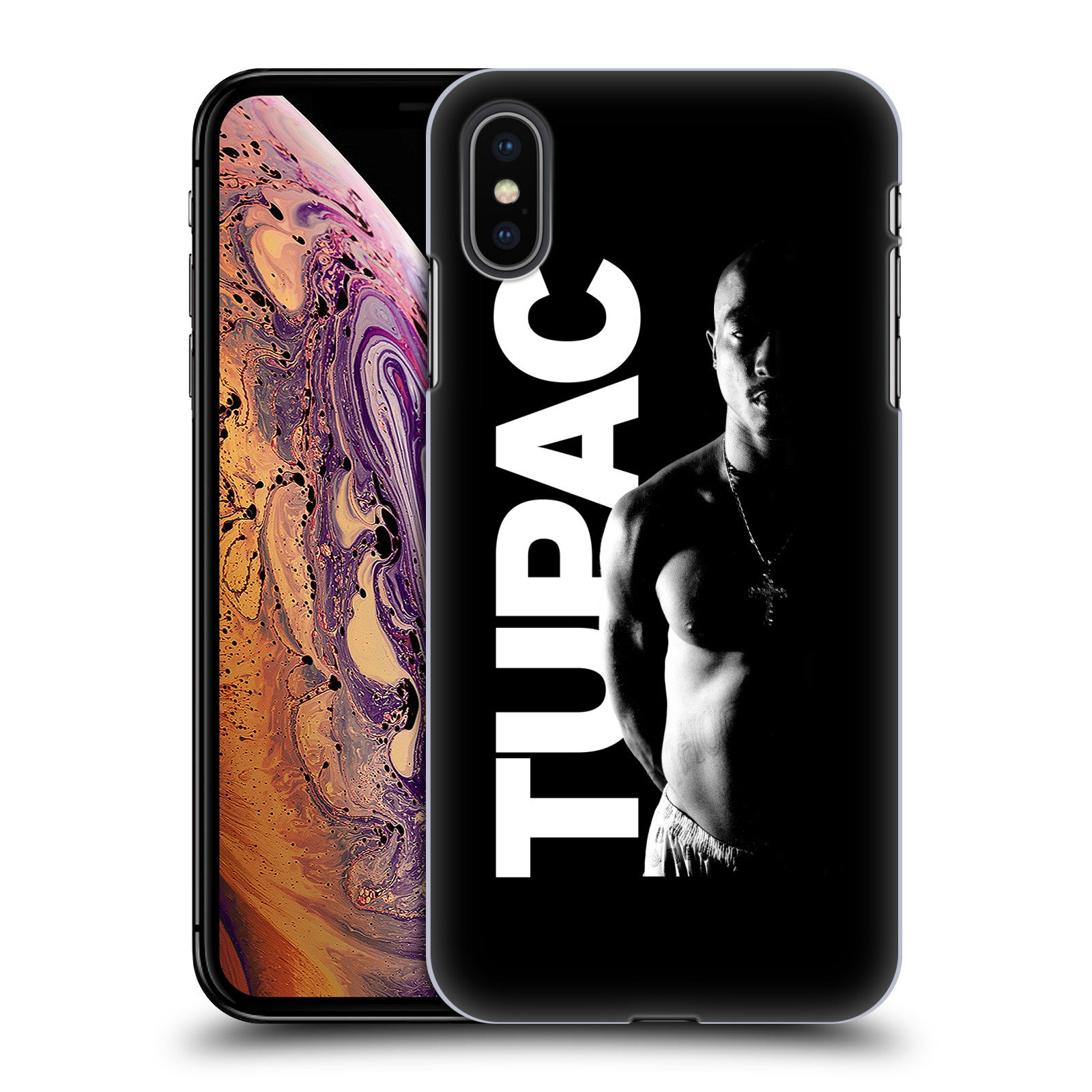 Zadní obal pro mobil Apple Iphone XS MAX - HEAD CASE - Zpěvák Tupac Shakur