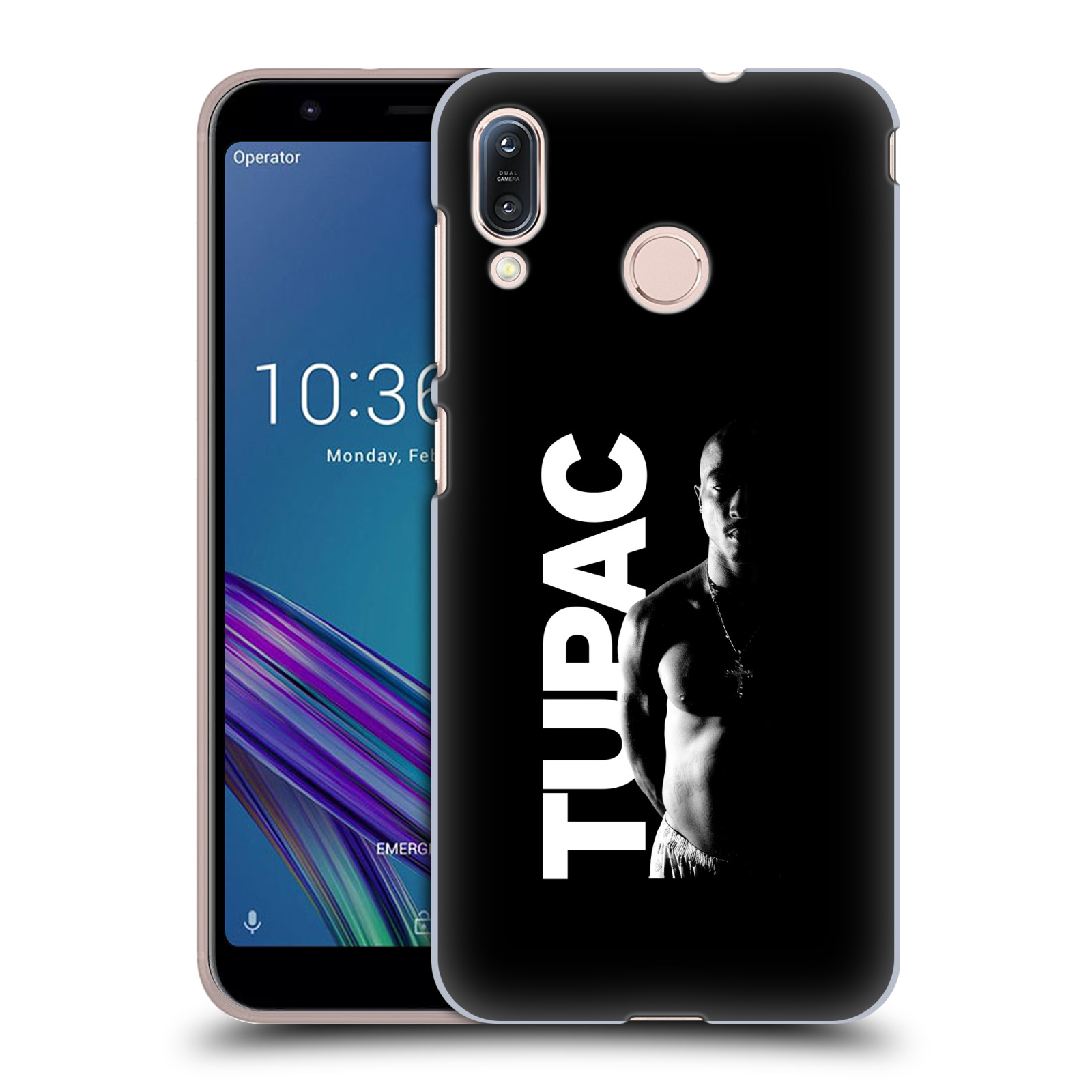 Zadní obal pro mobil Asus Zenfone Max (M1) ZB555KL - HEAD CASE - Zpěvák Tupac Shakur