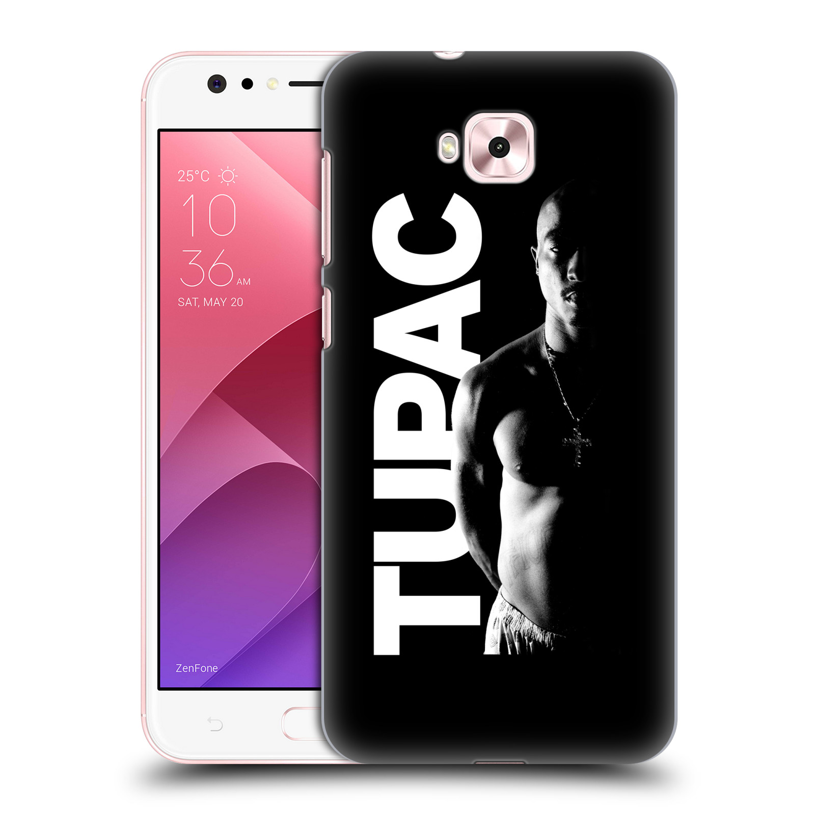 Zadní obal pro mobil Asus Zenfone 4 Selfie ZD553KL - HEAD CASE - Zpěvák Tupac Shakur