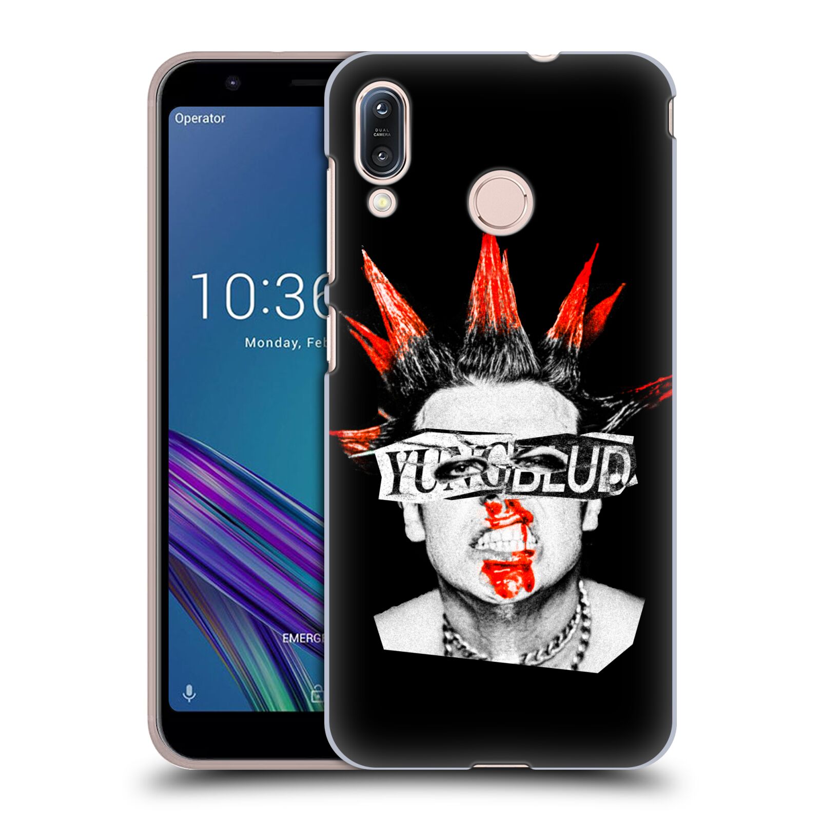 Zadní obal pro mobil Asus Zenfone Max (M1) ZB555KL - HEAD CASE - Zpěvák Yungblud pohled