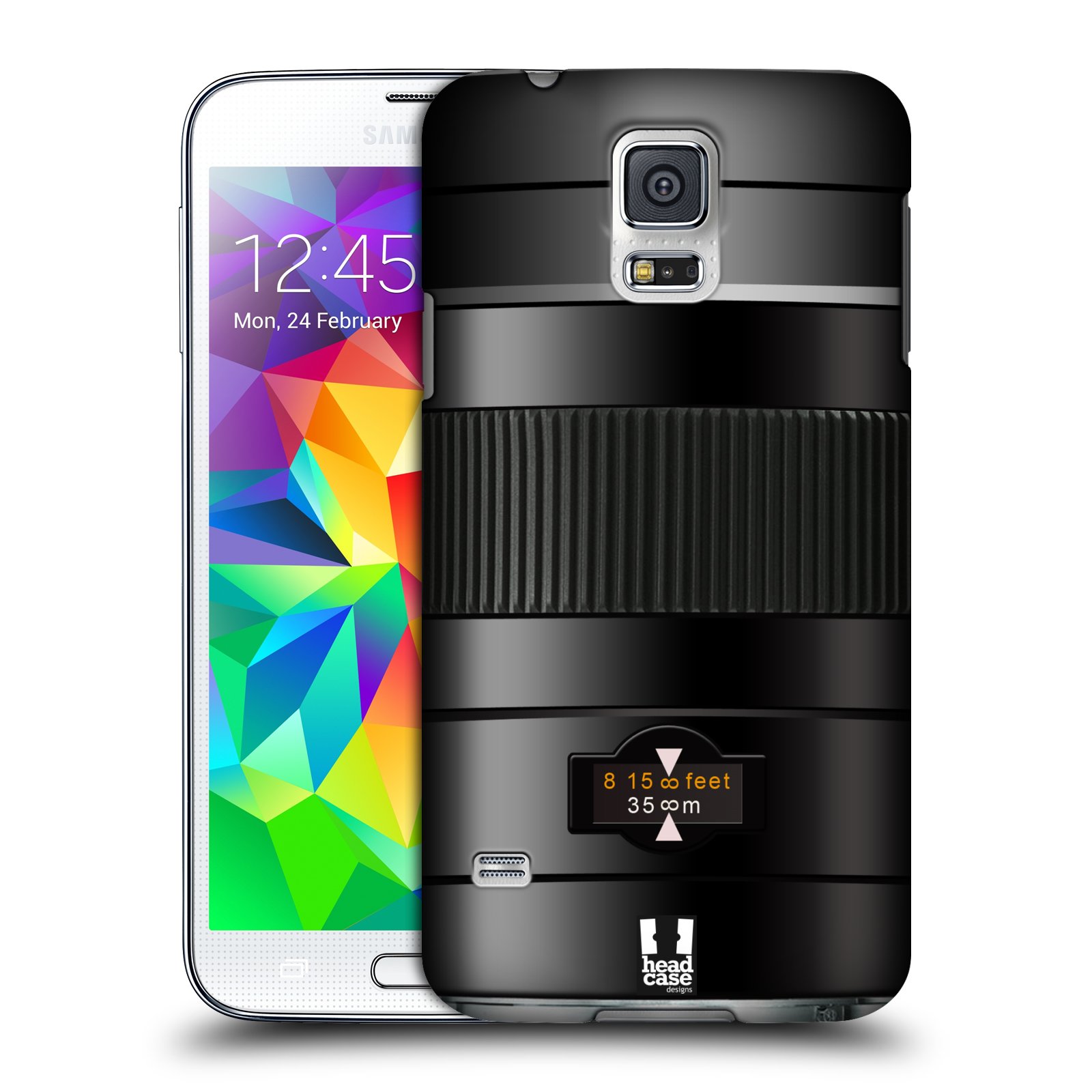 HEAD CASE DESIGNS CAMERA LENS HARD BACK CASE COVER FOR SAMSUNG GALAXY