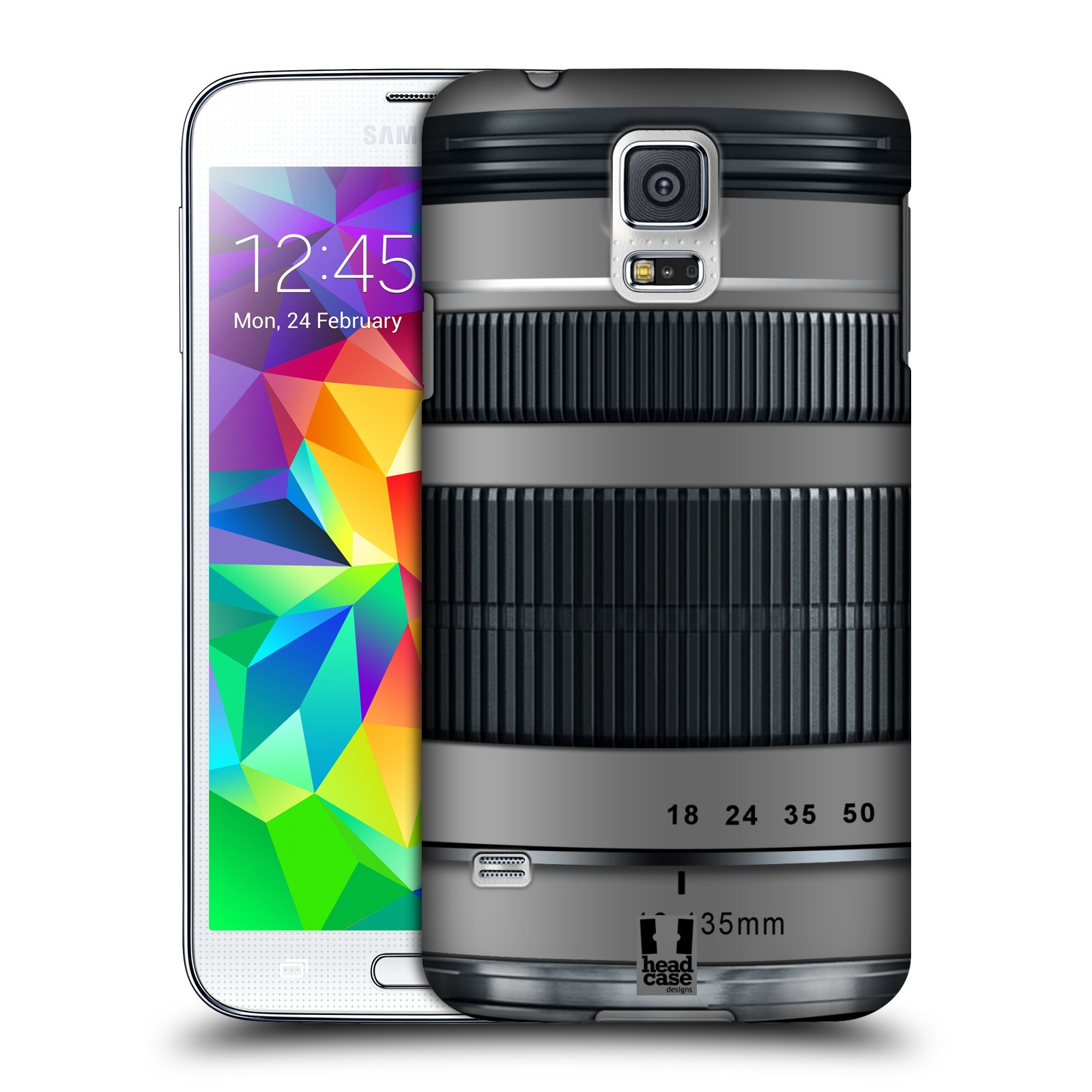 HEAD CASE DESIGNS CAMERA LENS HARD BACK CASE COVER FOR SAMSUNG GALAXY