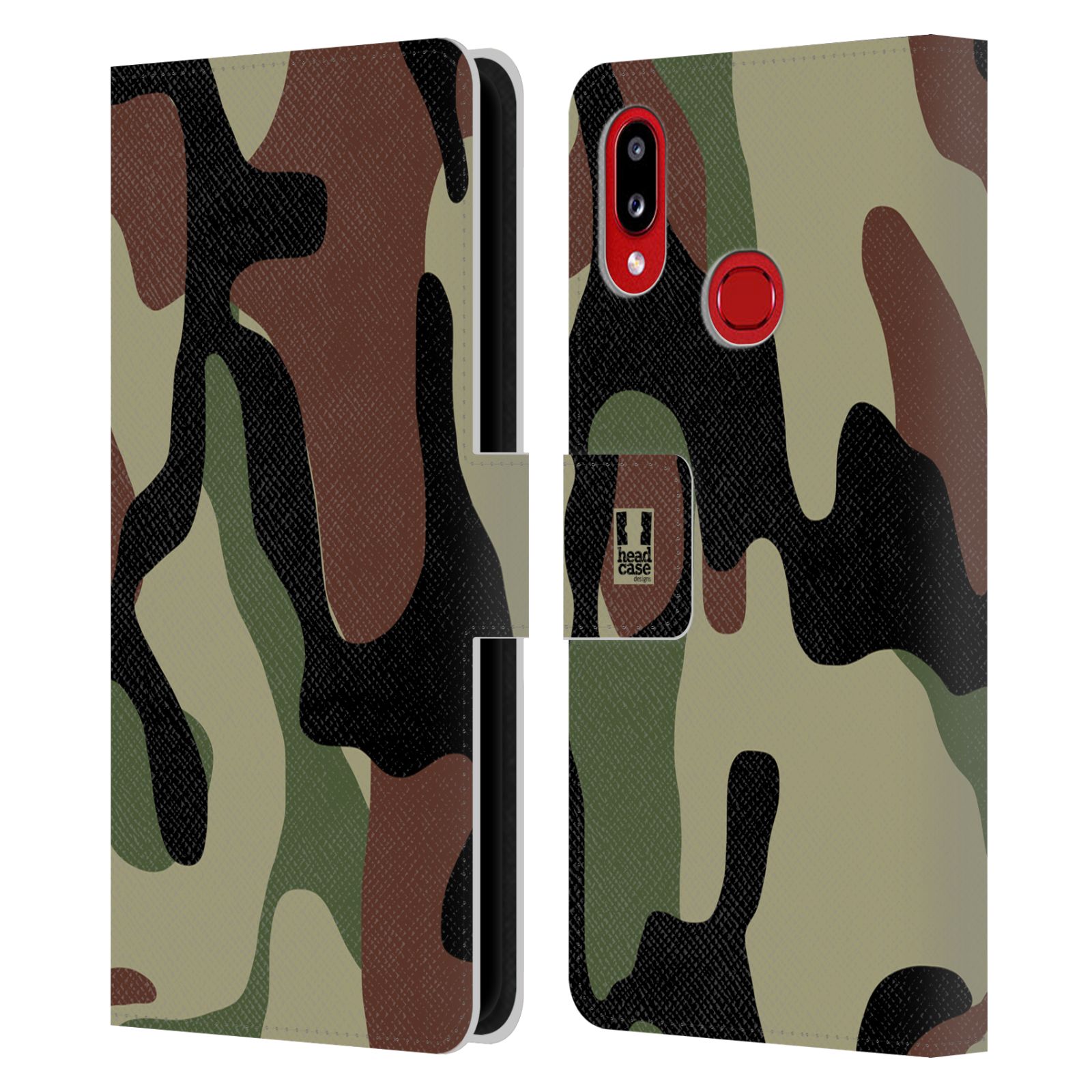 HEAD CASE Pouzdro pro mobil Samsung Galaxy A10s - Lesní kamufláž