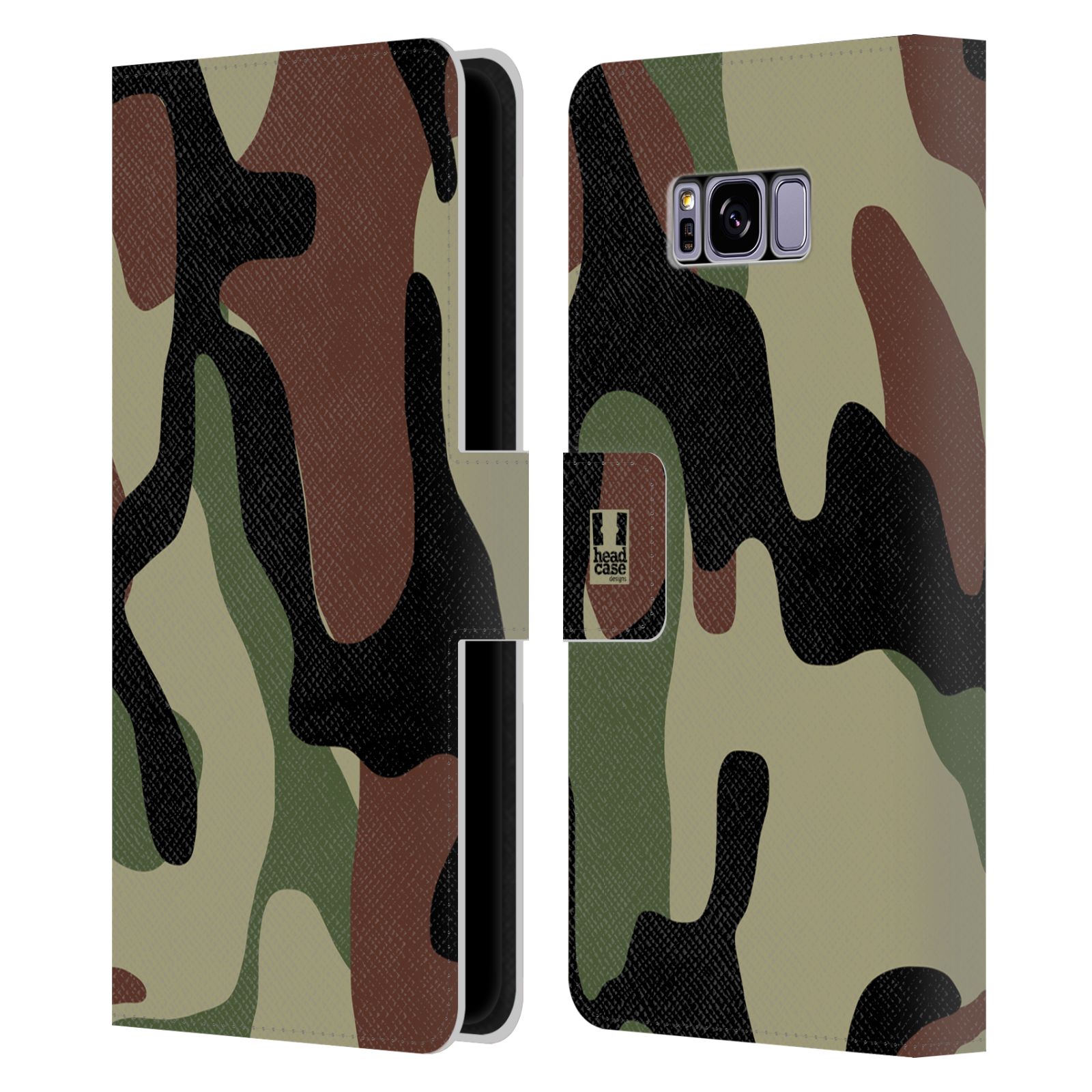 Pouzdro pro mobil Samsung Galaxy S8+  Lesní kamufláž
