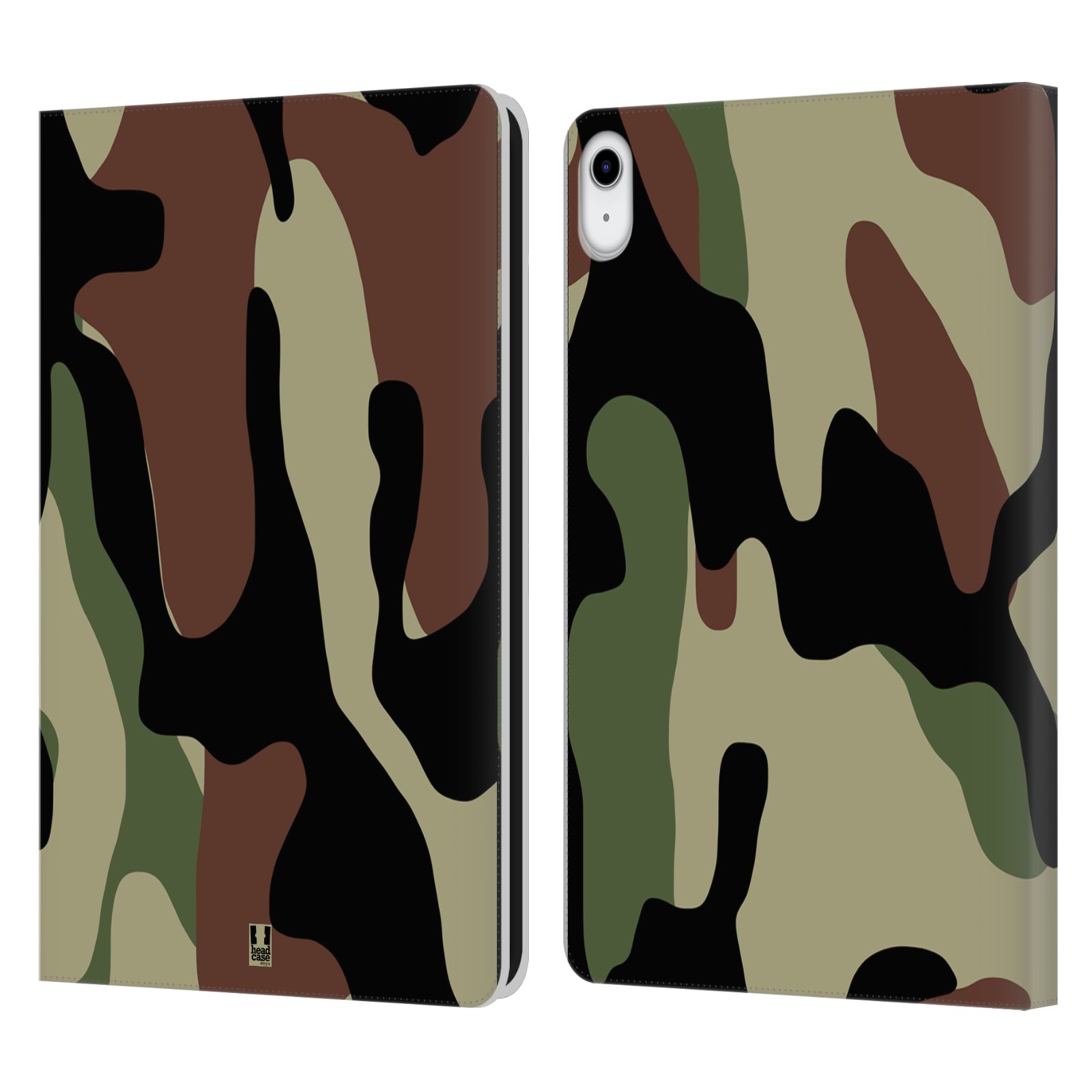 HEAD CASE Pouzdro pro tablet Apple Ipad 10.9 (2022) - Lesní kamufláž