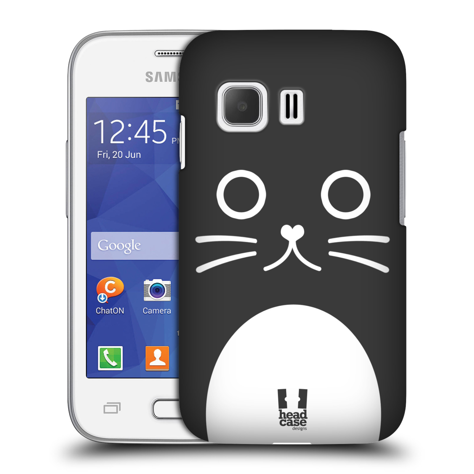 HEAD CASE plastový obal na mobil SAMSUNG Galaxy Young 2 (G130) vzor Cartoon Karikatura kreslená zvířátka kočka