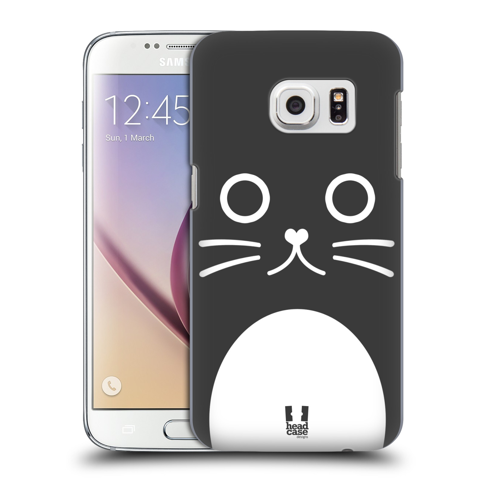 HEAD CASE plastový obal na mobil SAMSUNG GALAXY S7 vzor Cartoon Karikatura kreslená zvířátka kočka