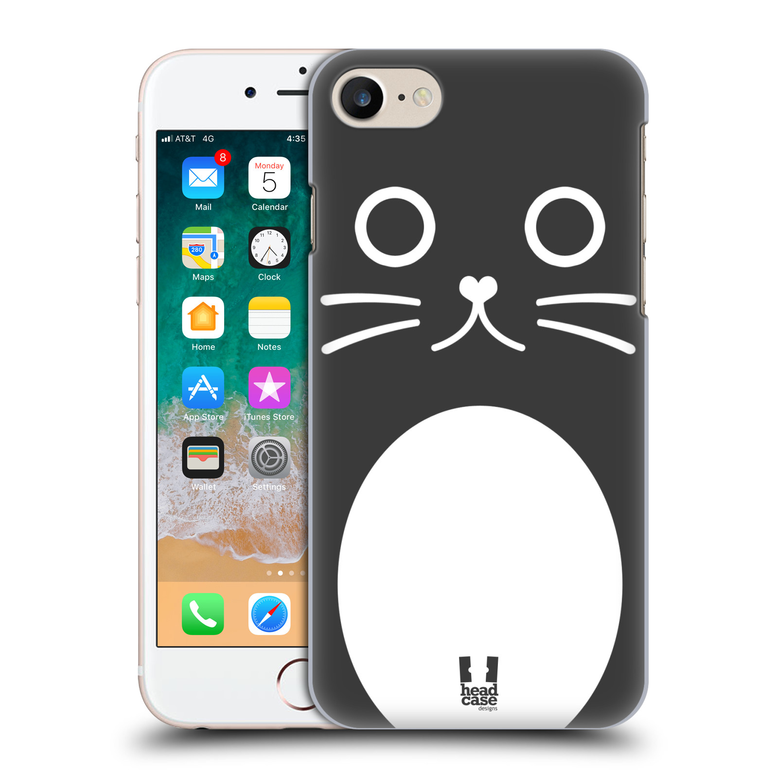Plastové pouzdro pro mobil Apple Iphone 7/8/SE 2020 vzor Cartoon Karikatura kreslená zvířátka kočka