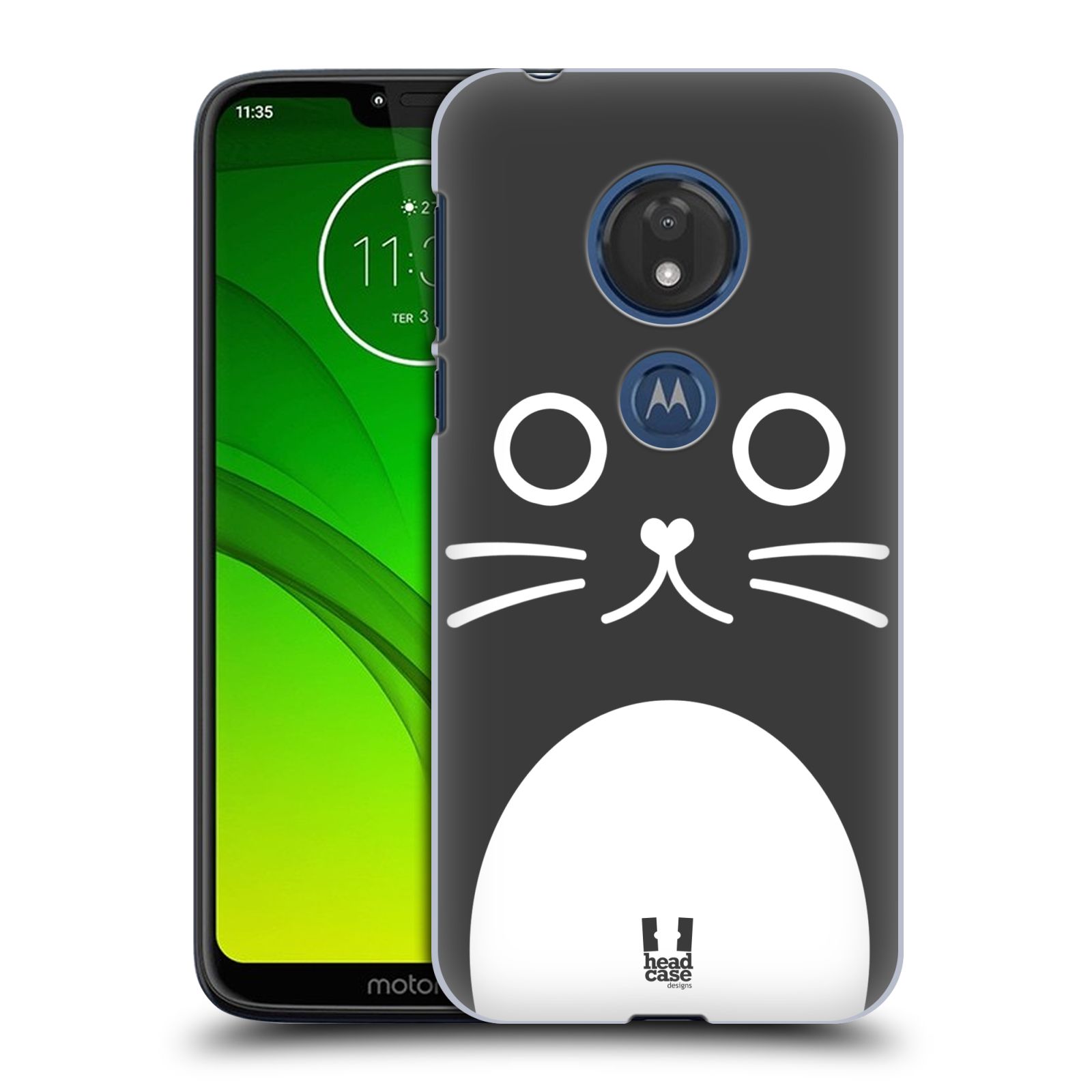 Pouzdro na mobil Motorola Moto G7 Play vzor Cartoon Karikatura kreslená zvířátka kočka